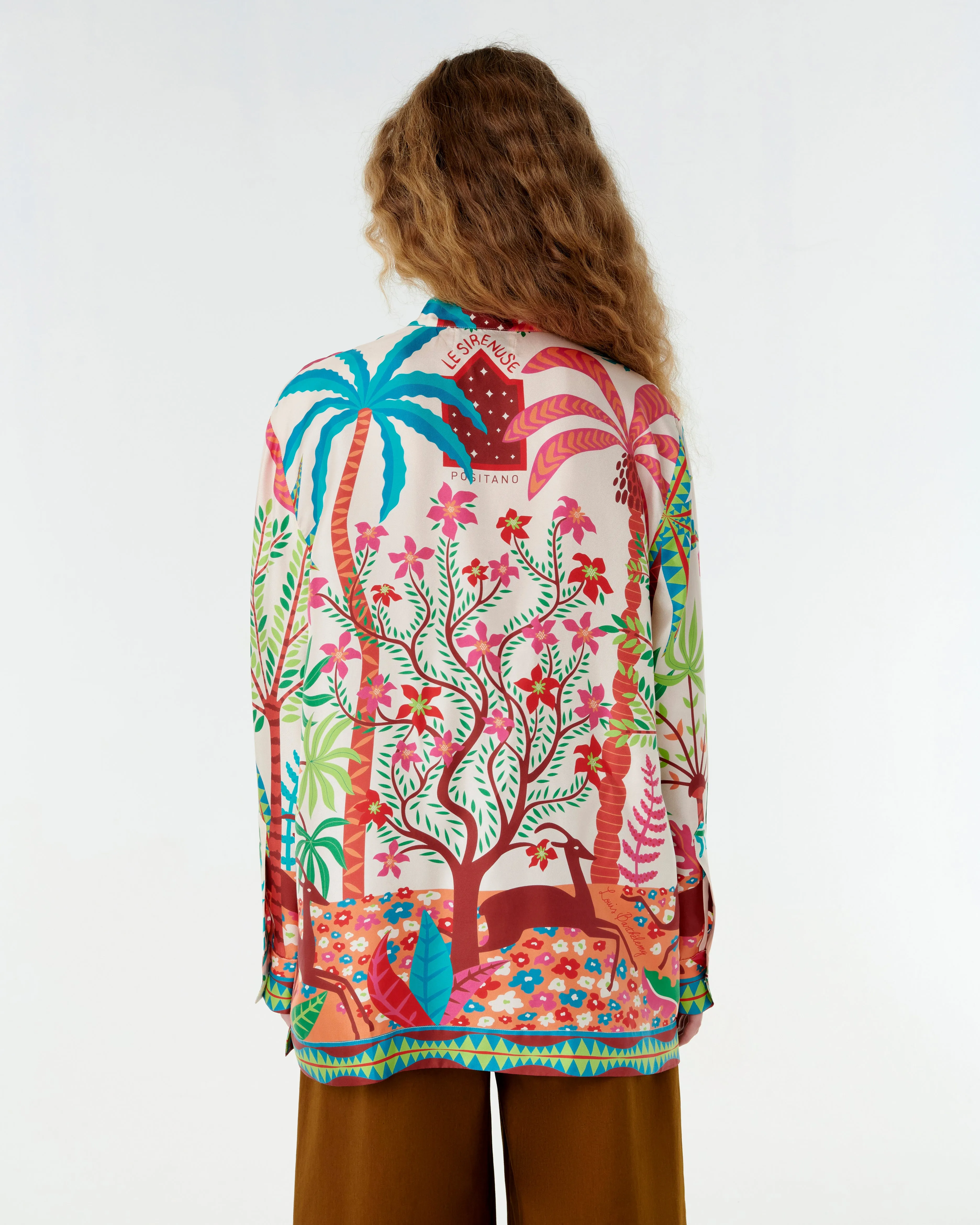 Kelsy Shirt in Louis Barth??lemy Print