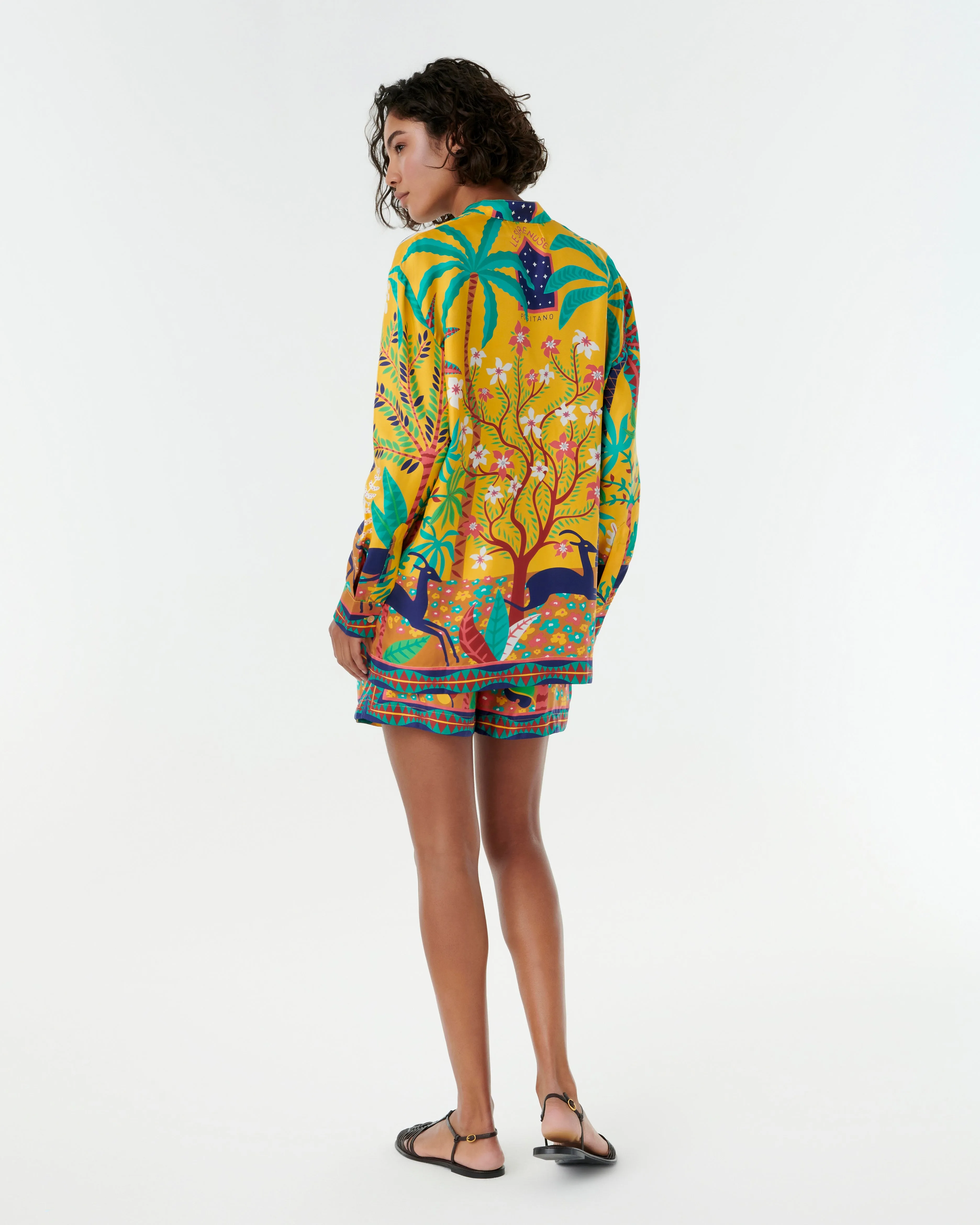 Kelsy Shirt in Louis Barth??lemy Print