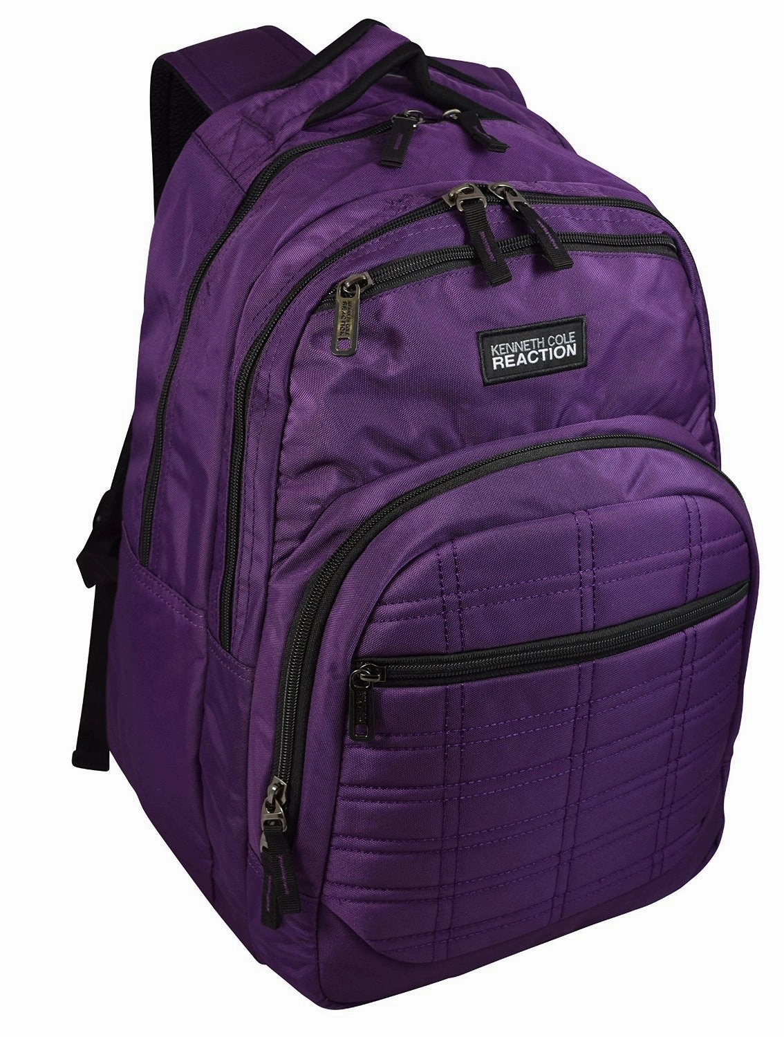 Kenneth Cole Nylon Backpack/School Travel bag Purple-