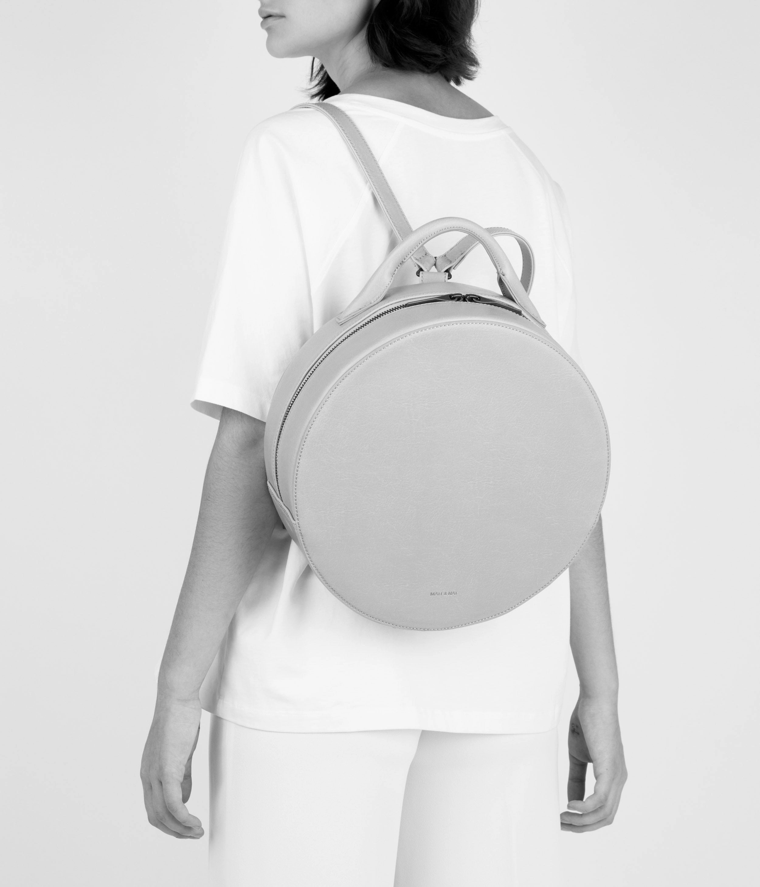 KIARA Vegan Round Backpack - Vintage