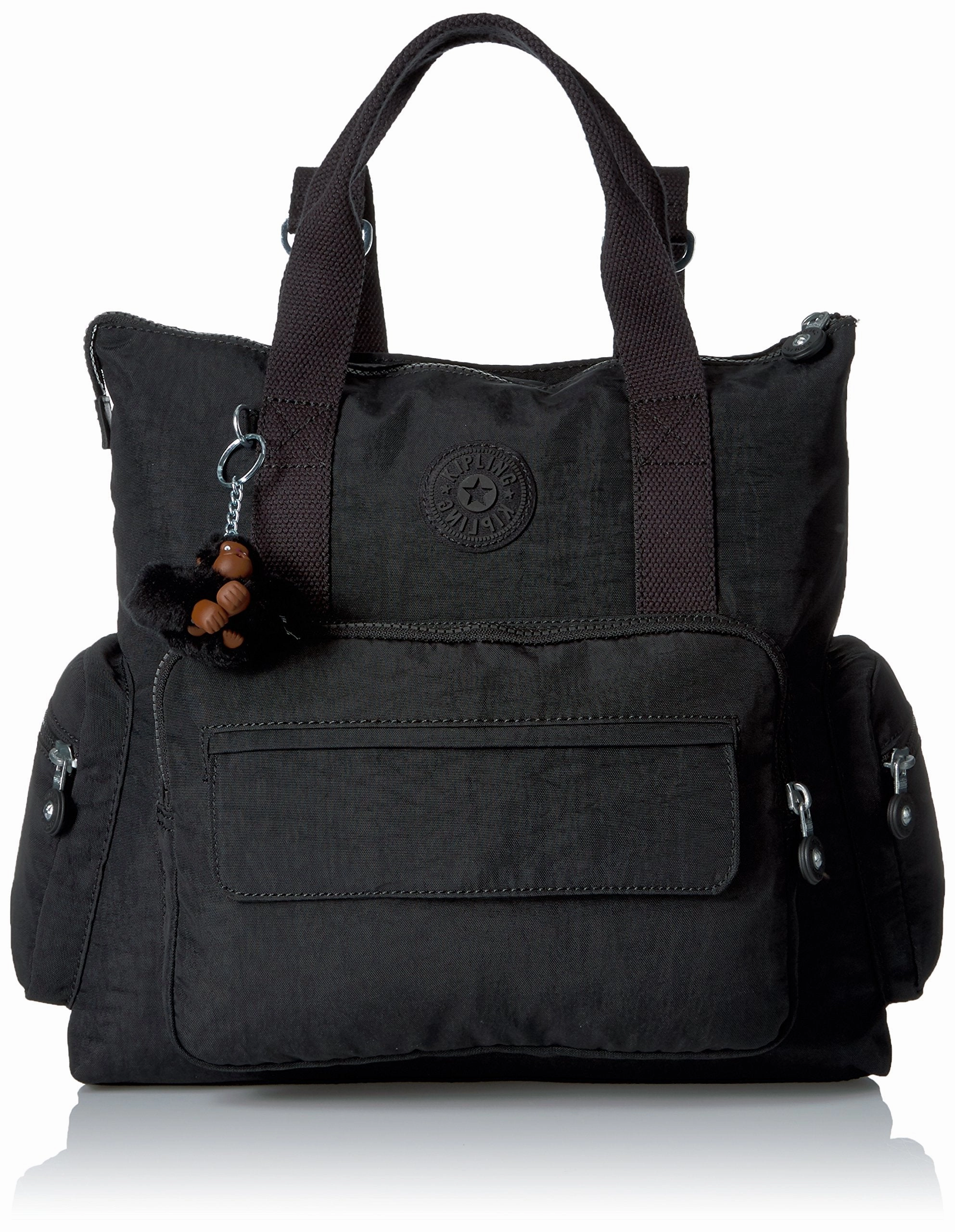 Kipling Alvy Black Convertible Handbag