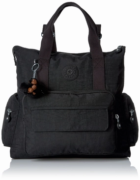 Kipling Alvy Black Convertible Handbag
