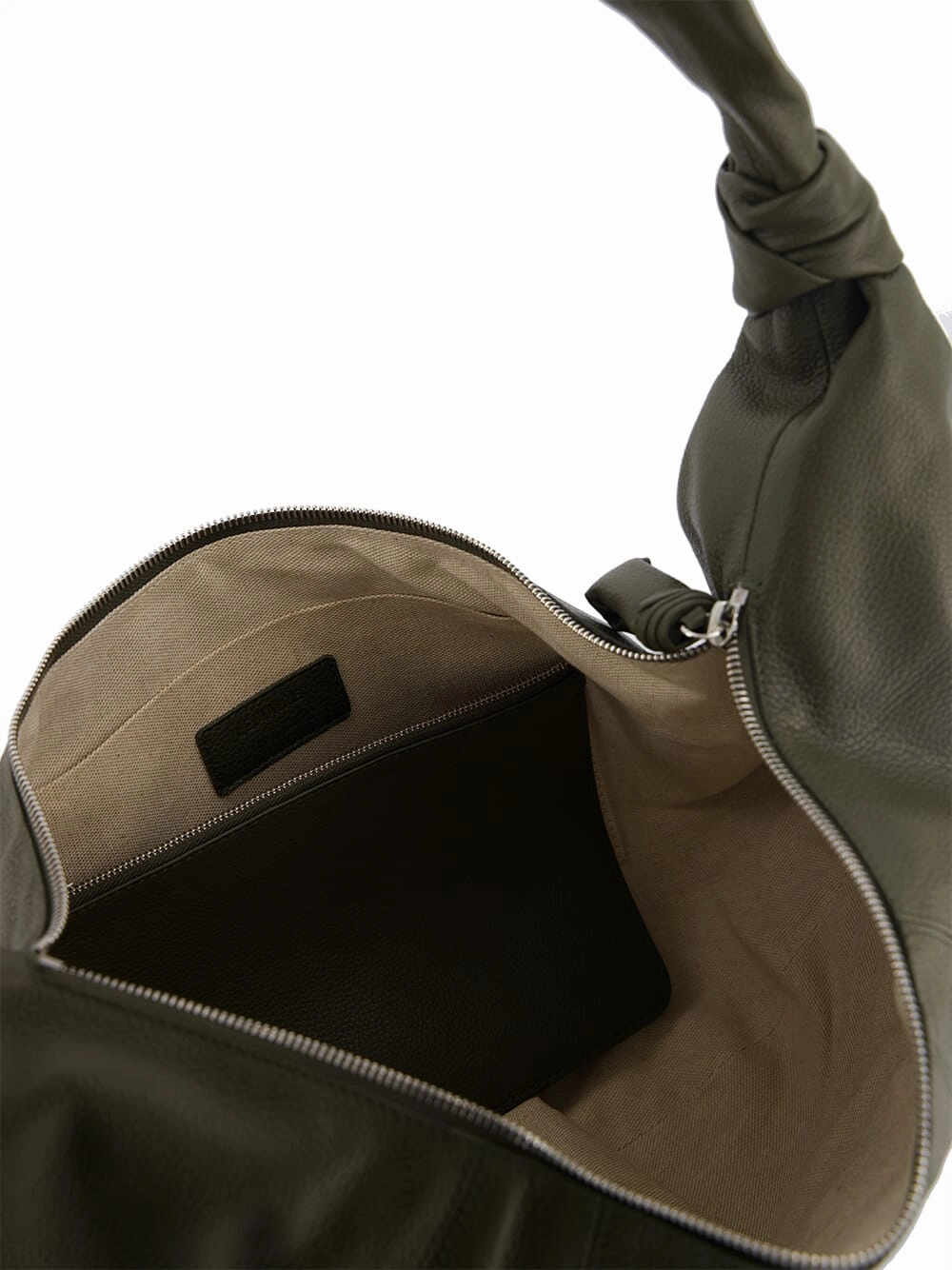 Large Croissant Leather Bag