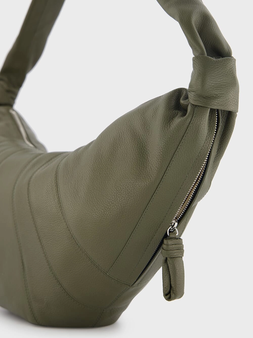 Large Croissant Leather Bag