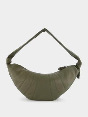 Large Croissant Leather Bag