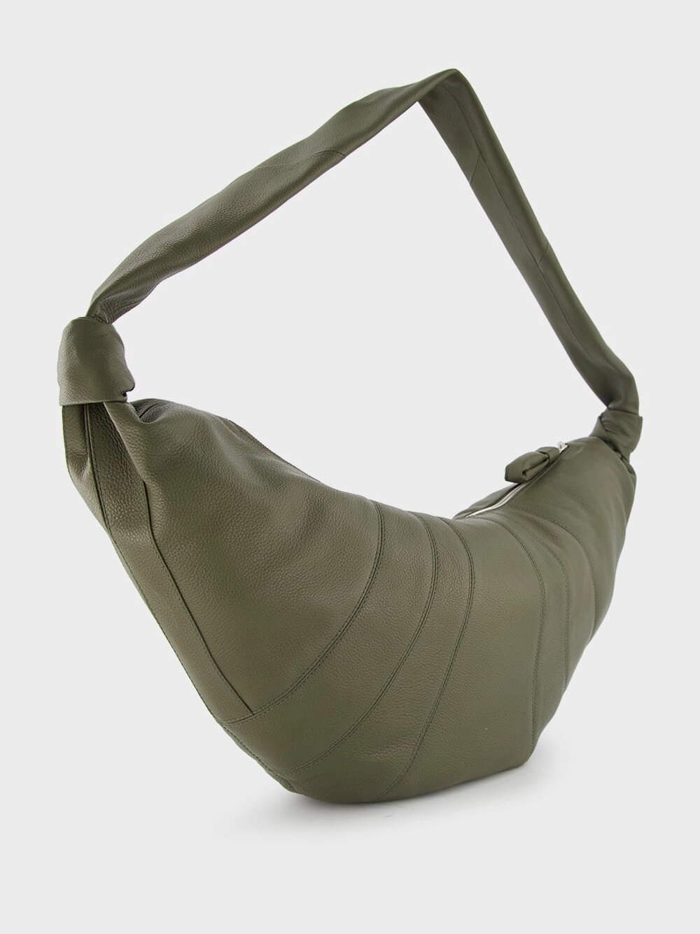 Large Croissant Leather Bag