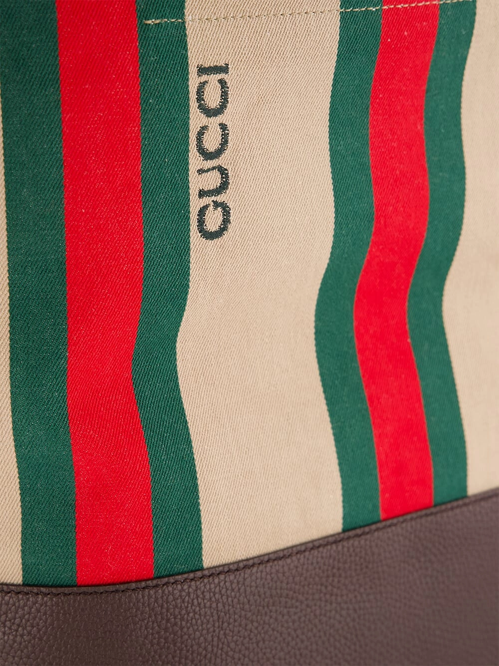 Large Tote Bag with Web Stripe