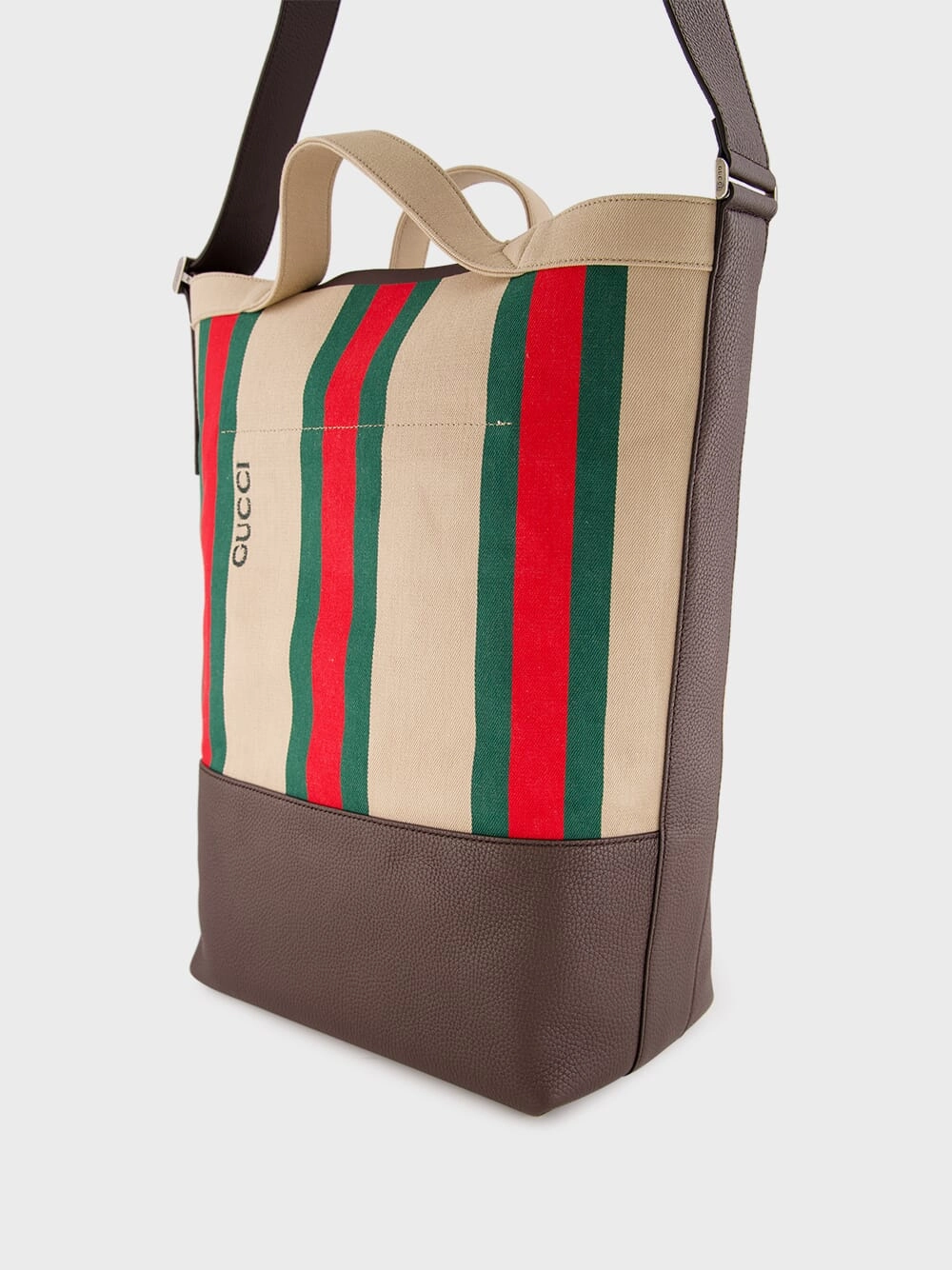 Large Tote Bag with Web Stripe