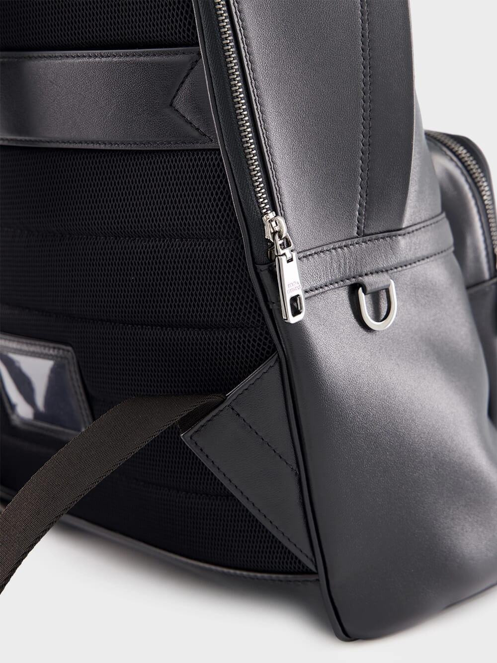 Leather Backpack in Black