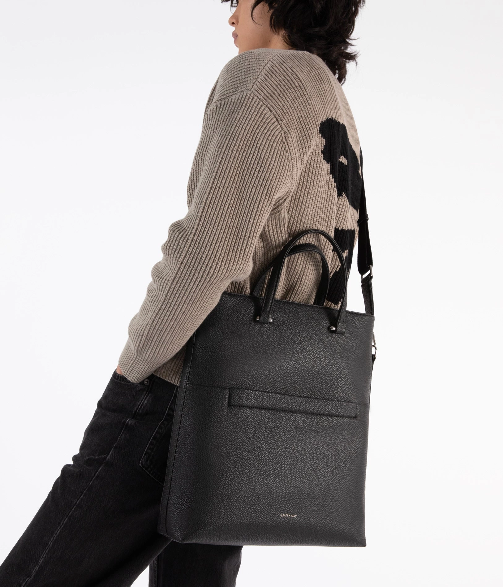 LENNIE Vegan Tote Bag - Grain