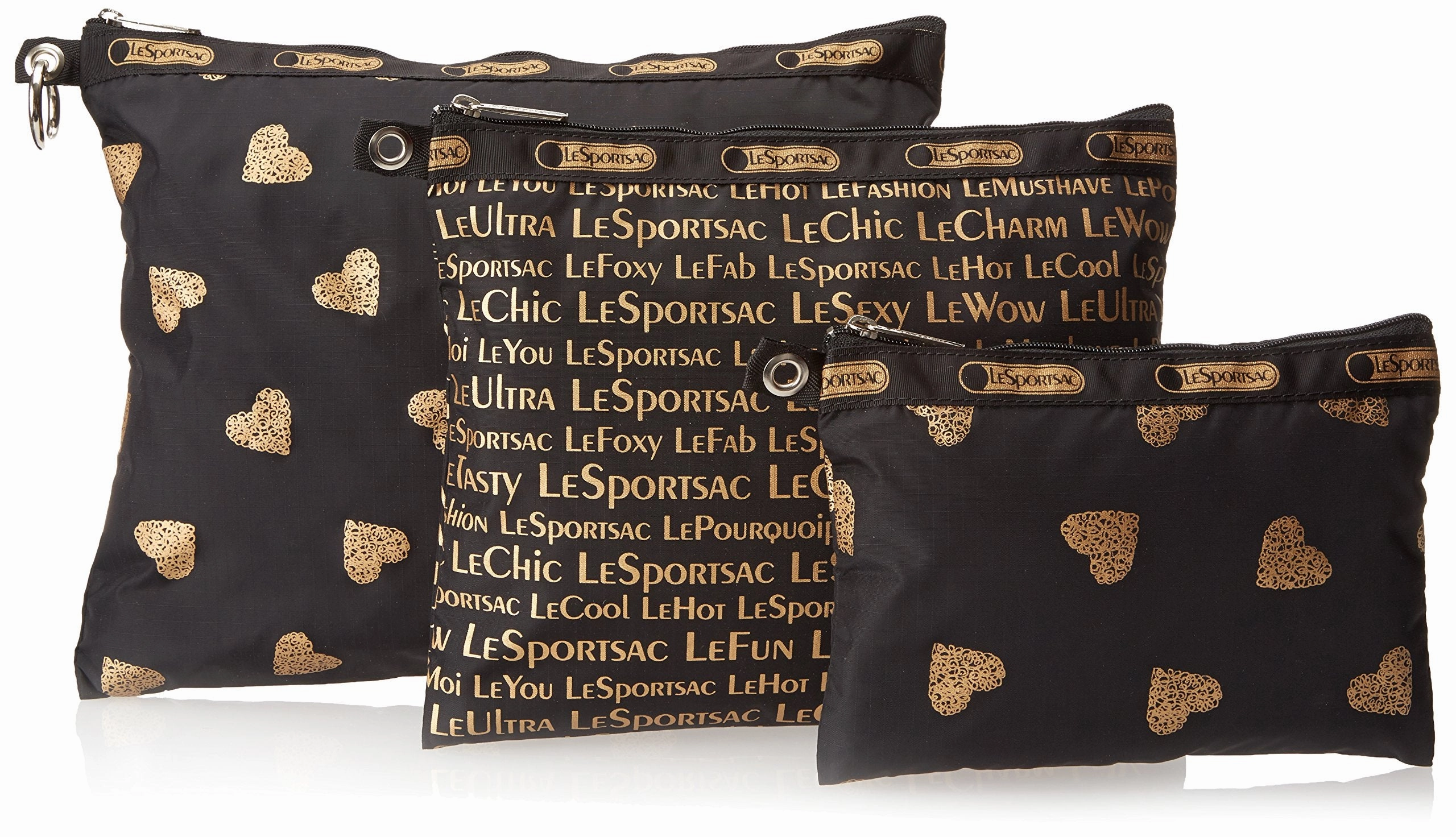 LeSportsac 3 Pack Of Pouches Cosmetic Case