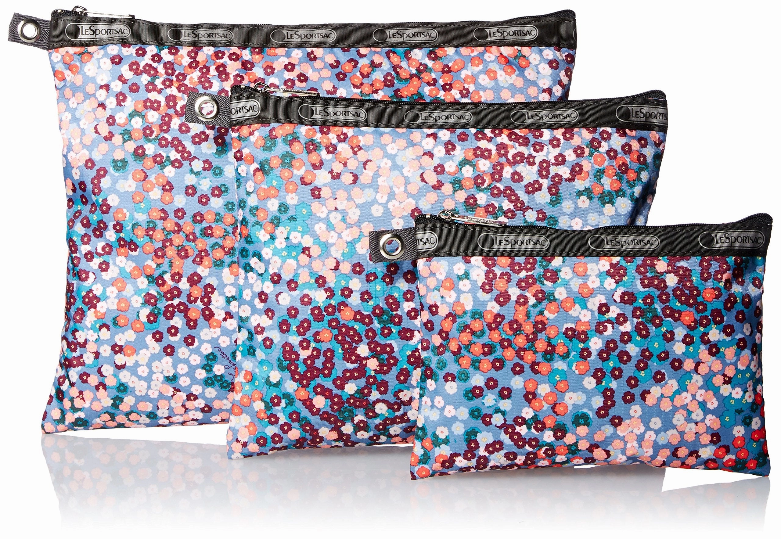 LeSportsac 3 Pack Of Pouches Cosmetic Case