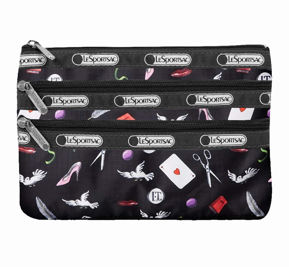 LeSportsac Boxed 3 Zip Cosmetic Bag