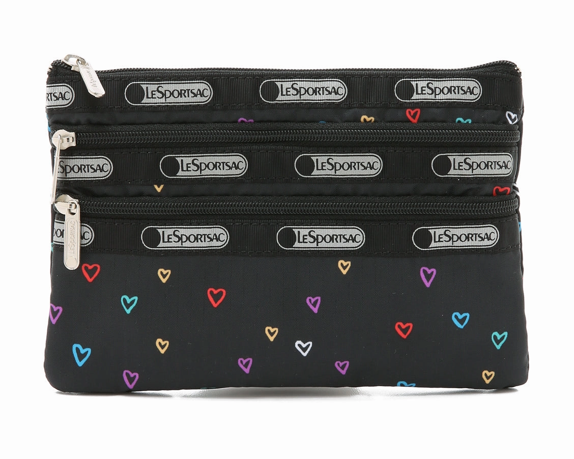 LeSportsac Boxed 3 Zip Cosmetic Bag
