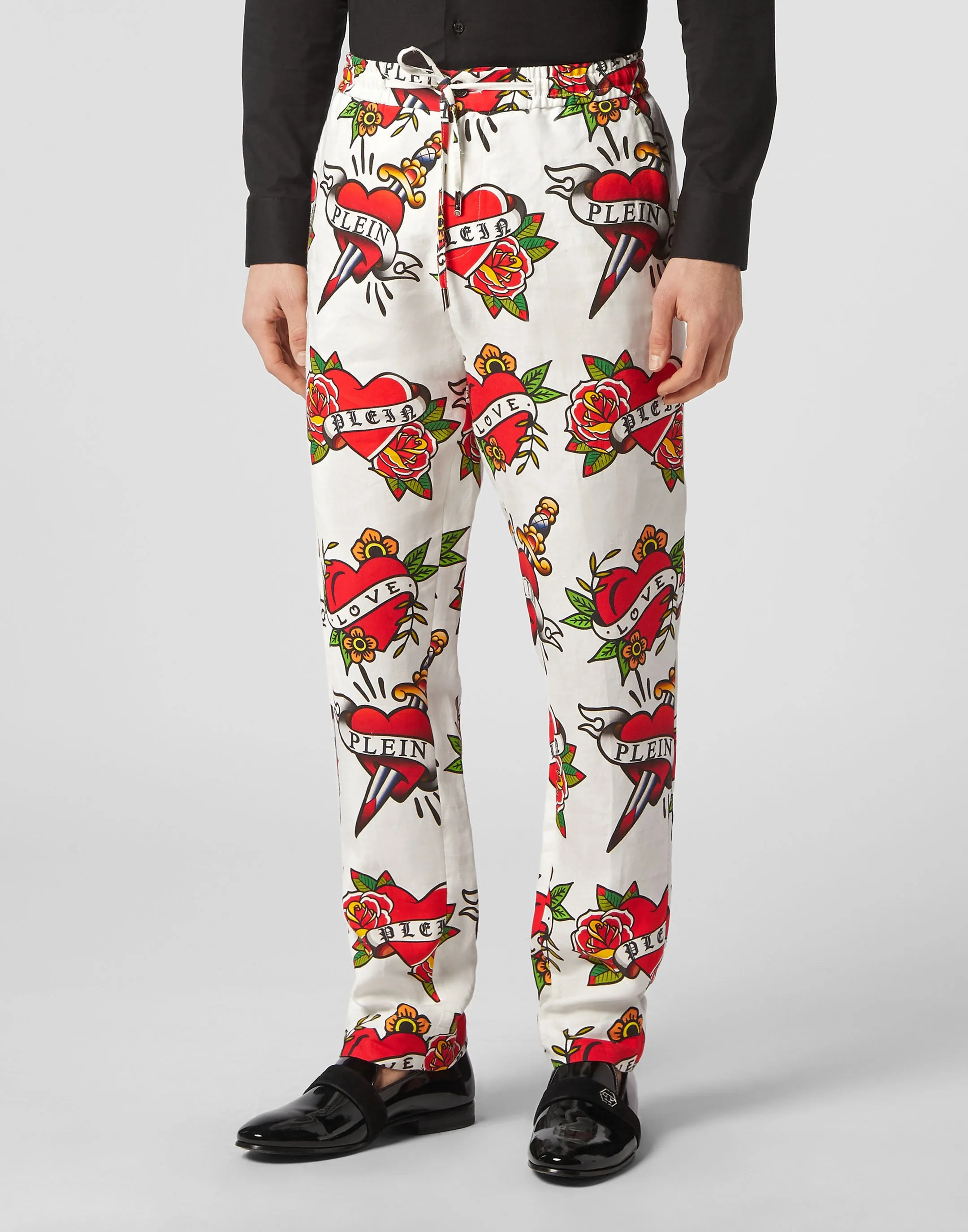 Linen Jogging Trousers Love