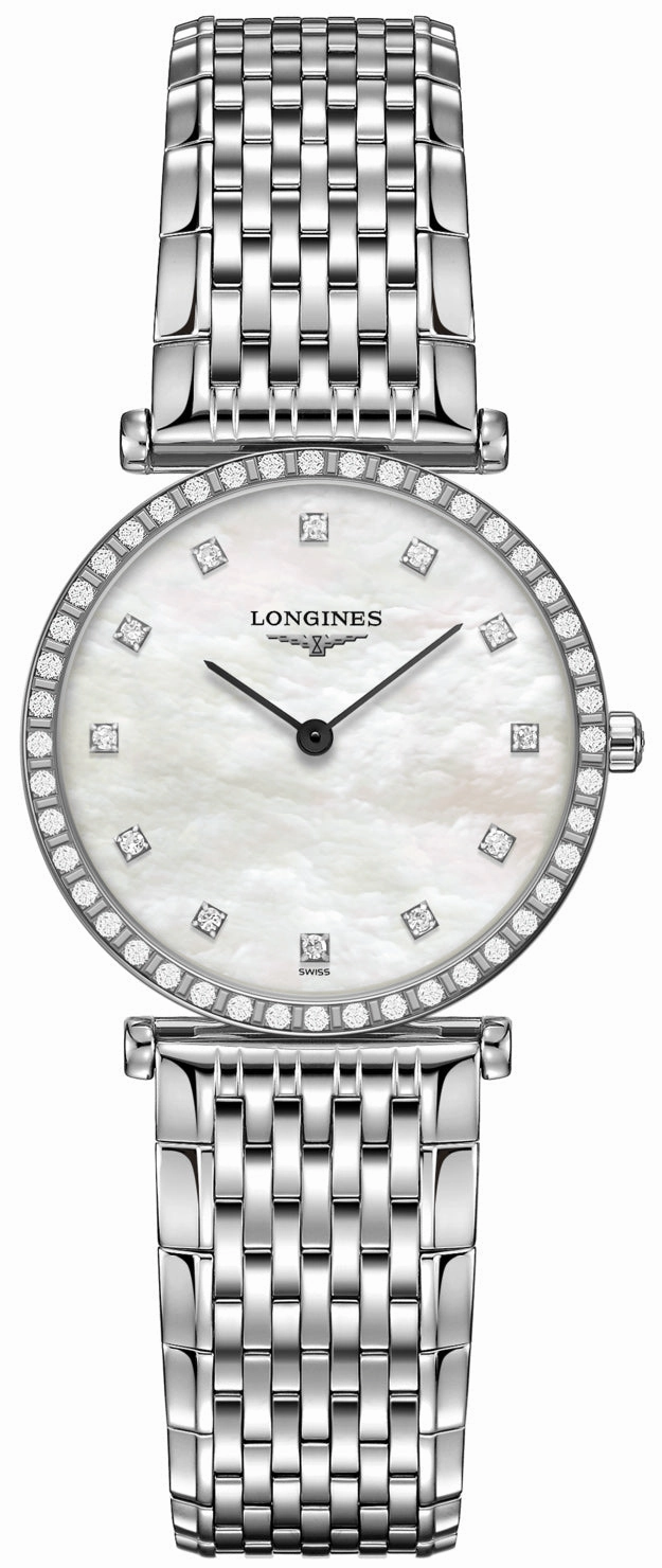 Longines La Grande Classique Quartz 29mm Women's Diamond Watch L4.523.0.87.6