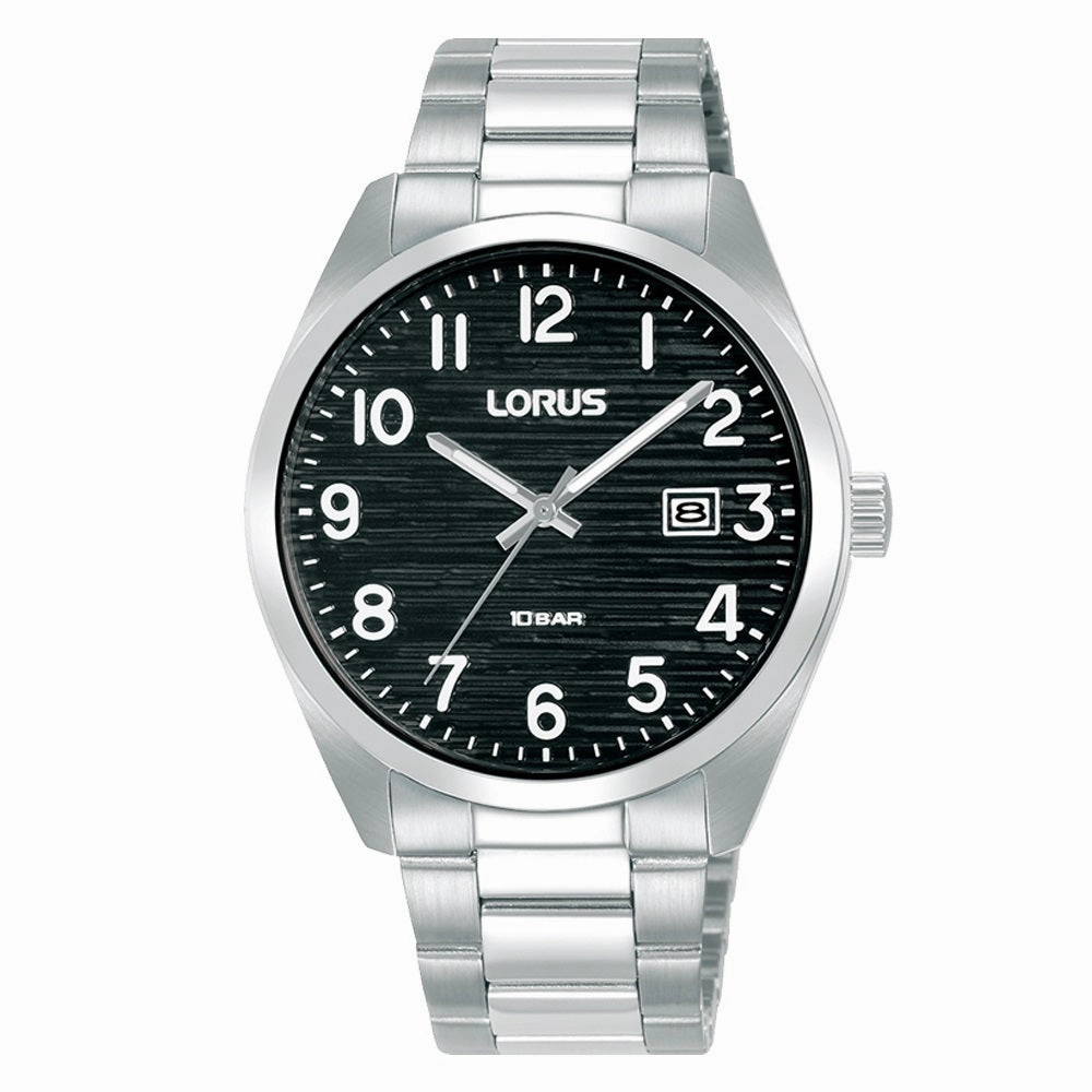 Lorus Black Dial Mens Watch RH905RX9
