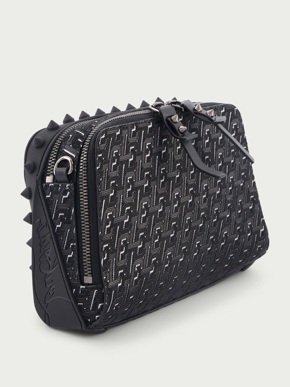 Loubitown leather messenger bag