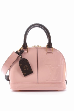 Louis Vuitton Alma BB Vernis Leather and Monogram Bag - Limited Edition