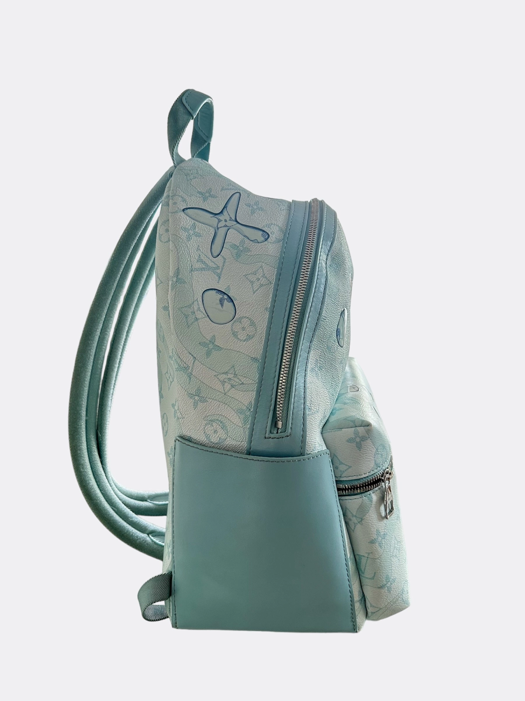 Louis Vuitton Aqua Garden Monogram Discovery Backpack