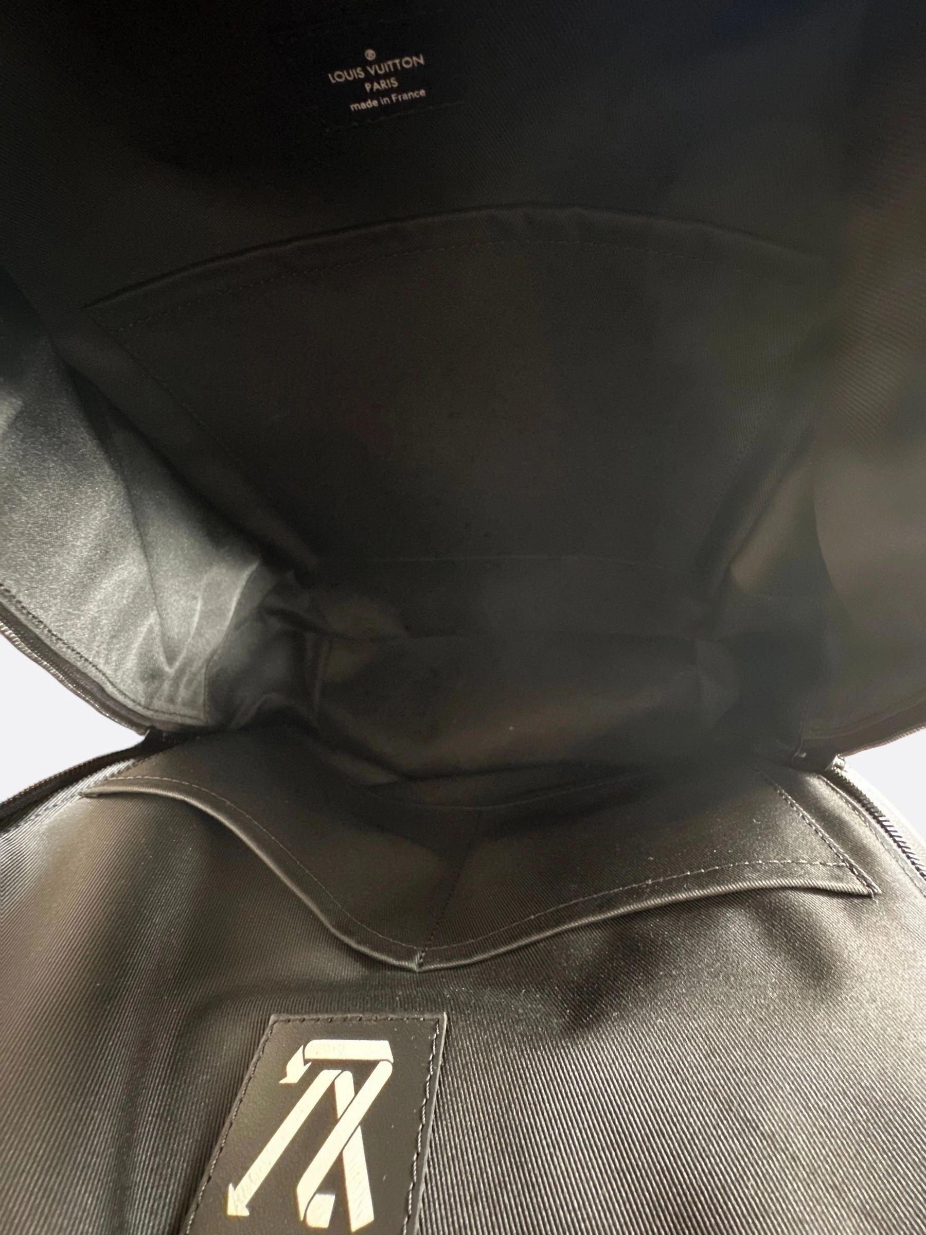Louis Vuitton Black & White Snow Capsule Backpack