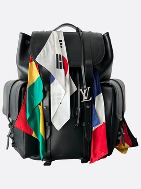 Louis Vuitton Black Flags Christopher Backpack