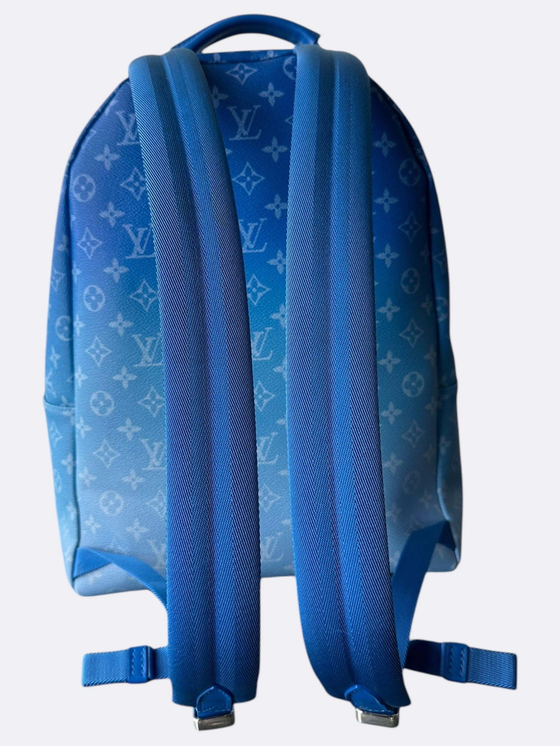 Louis Vuitton Blue & White Cloud Monogram Backpack