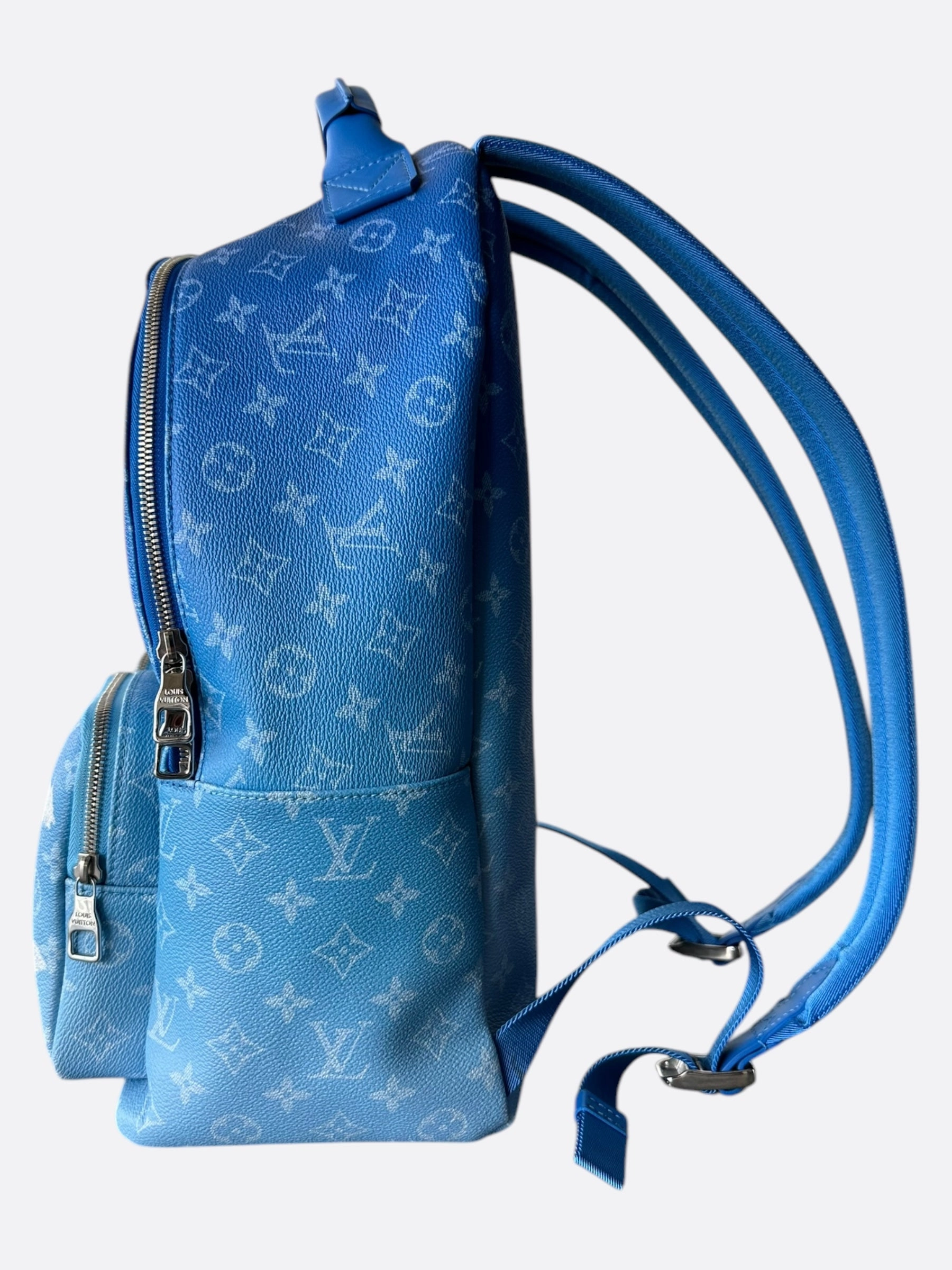 Louis Vuitton Blue & White Cloud Monogram Backpack
