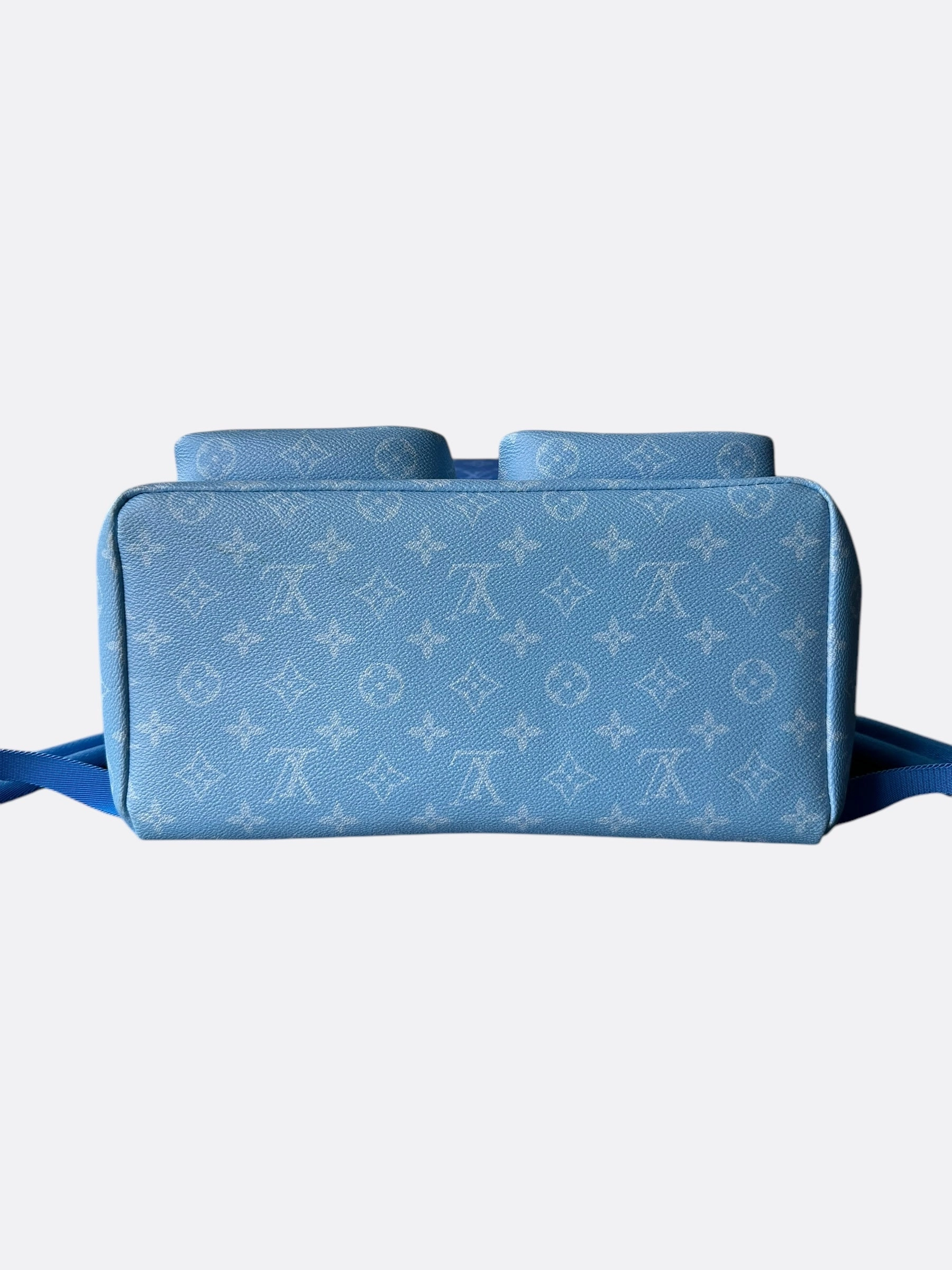 Louis Vuitton Blue & White Cloud Monogram Backpack