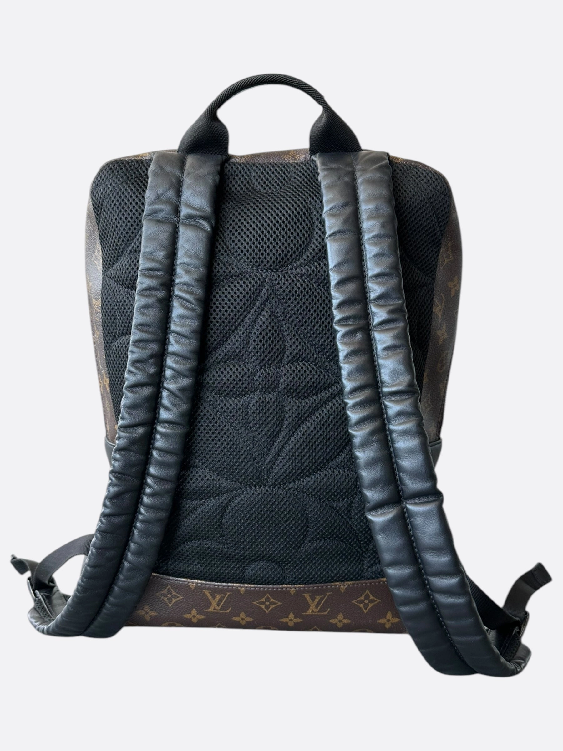 Louis Vuitton Brown & Black Monogram Dean Backpack