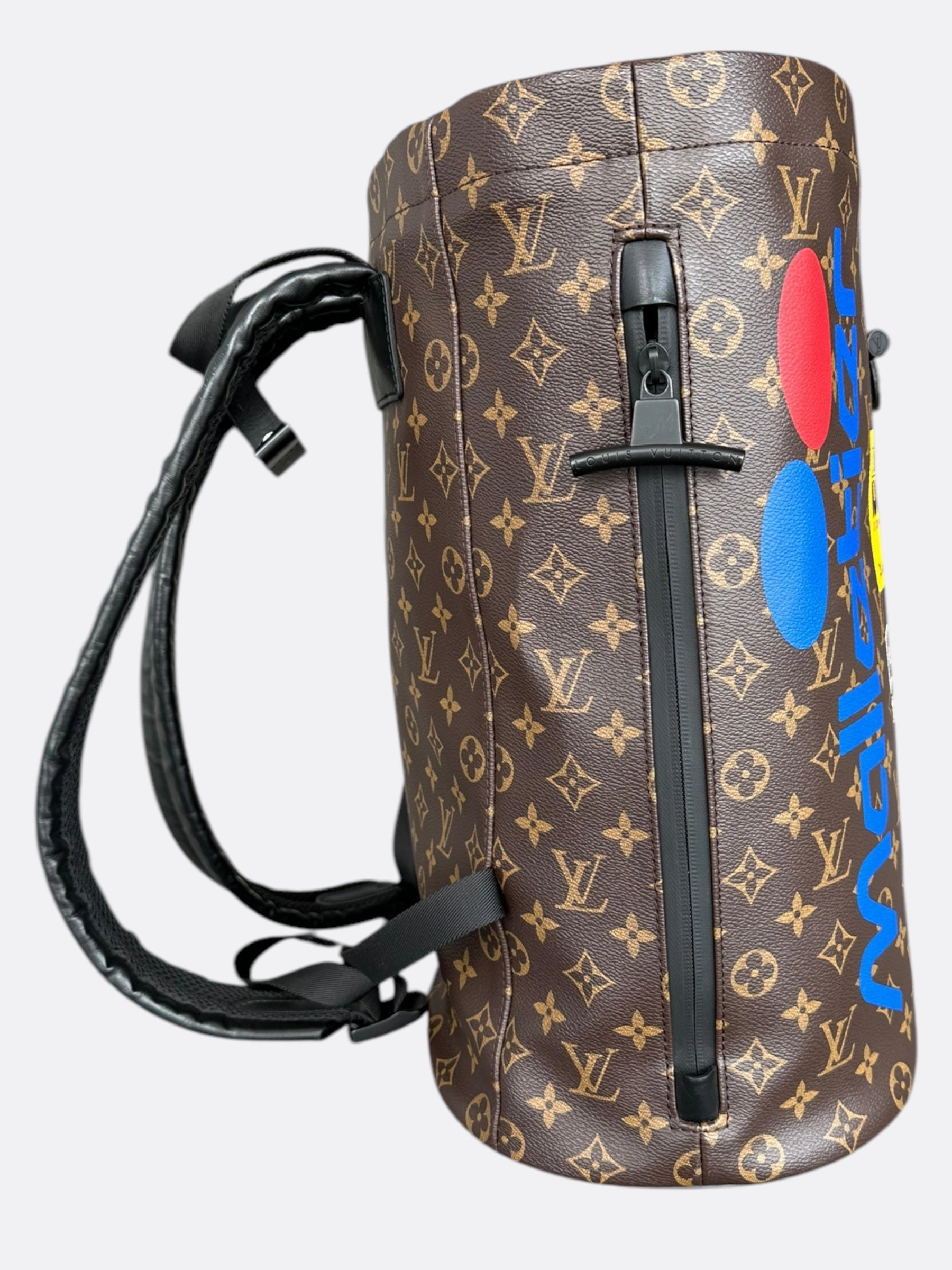 Louis Vuitton Brown Story Monogram Chalk Backpack