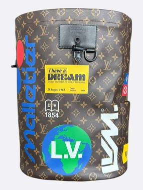 Louis Vuitton Brown Story Monogram Chalk Backpack