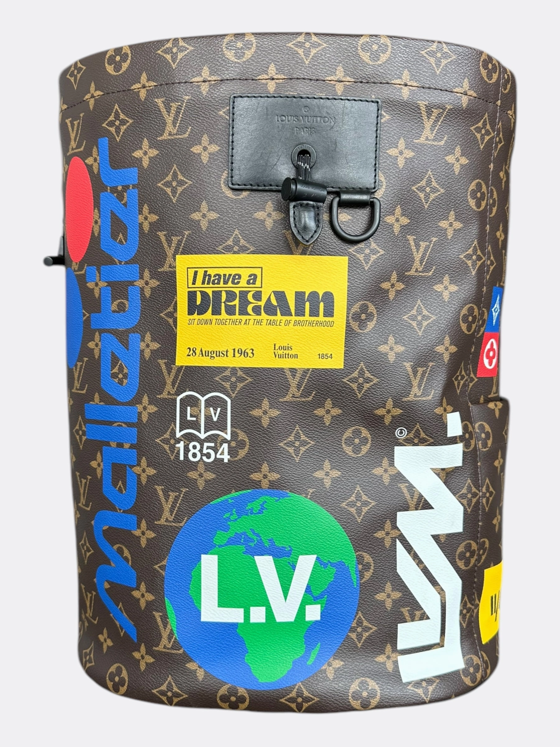Louis Vuitton Brown Story Monogram Chalk Backpack
