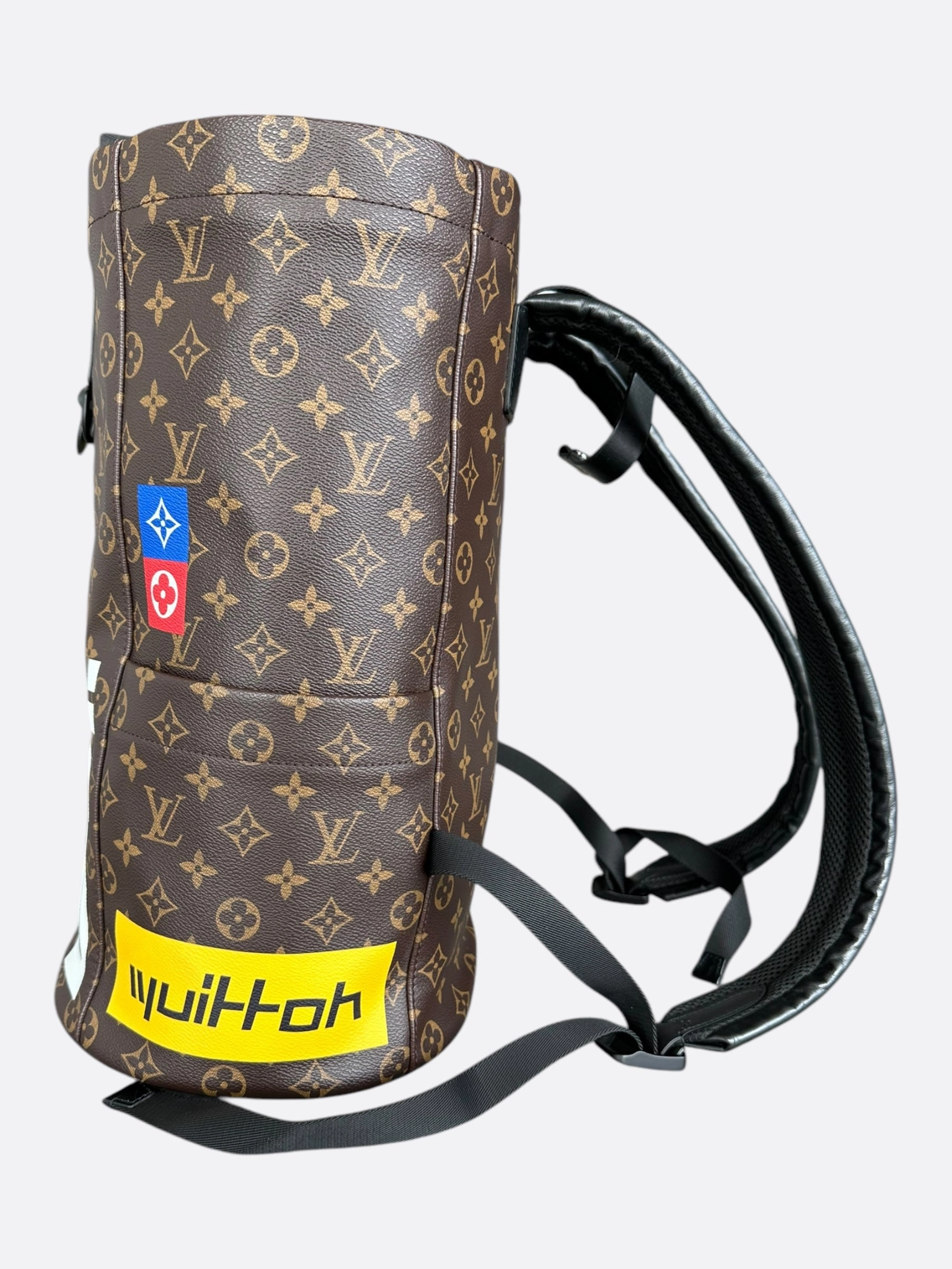 Louis Vuitton Brown Story Monogram Chalk Backpack