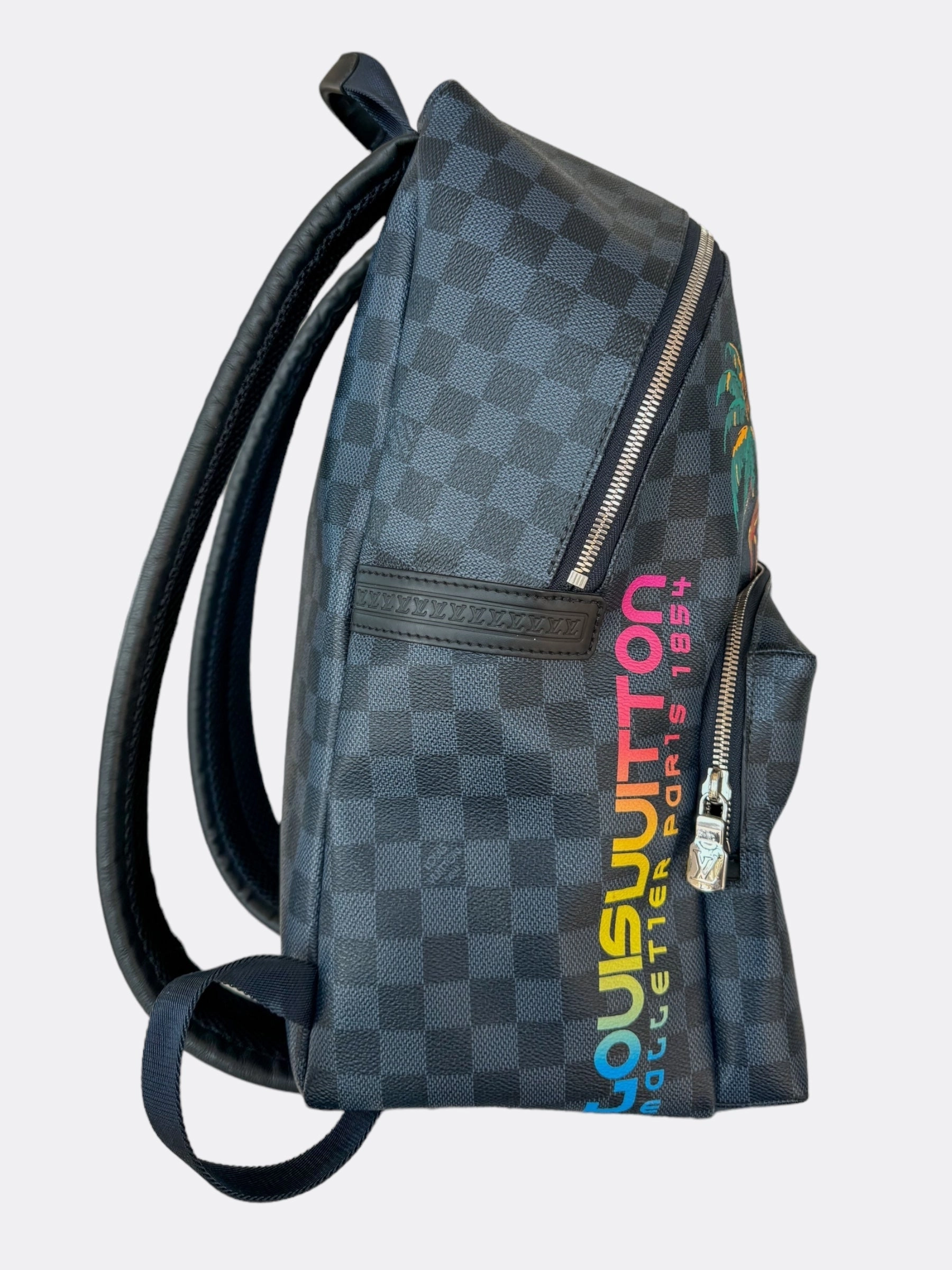 Louis Vuitton Cobalt Damier Safari Jungle Discovery Backpack