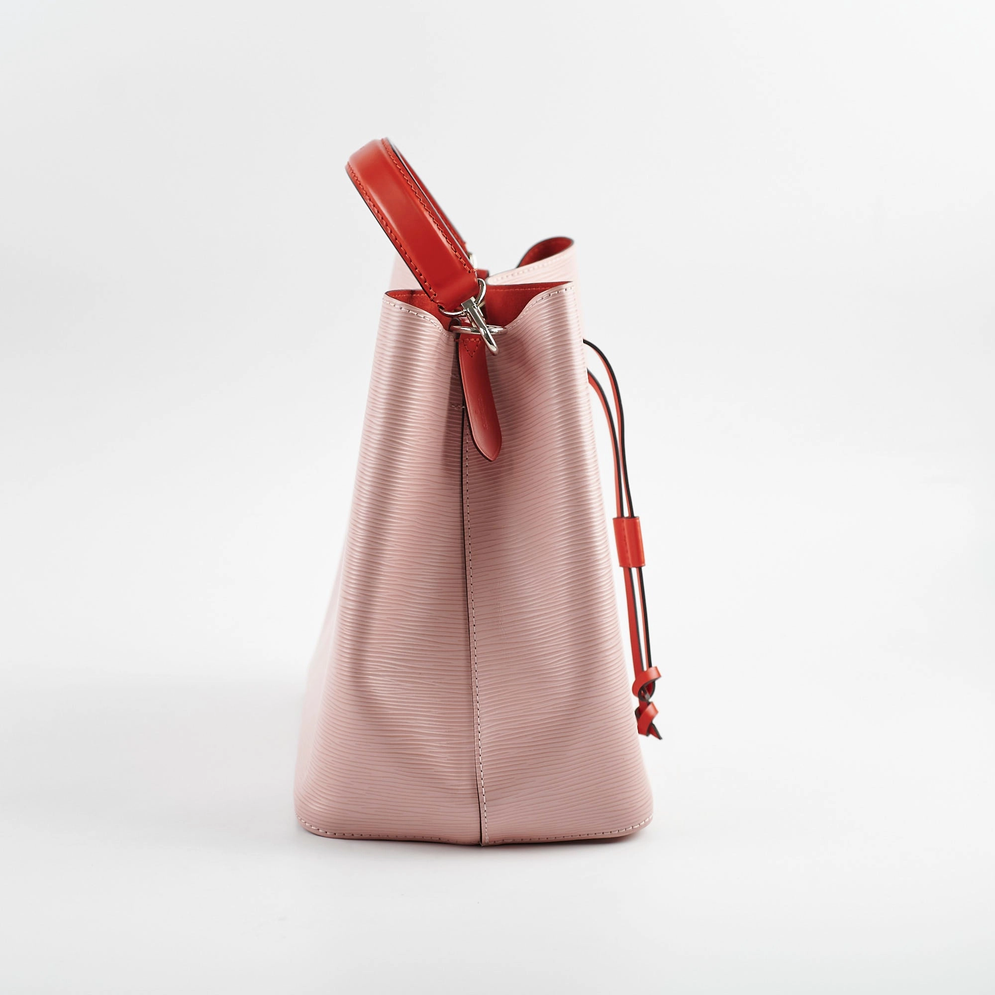 Louis Vuitton Epi Neo Noe Epi Rose Ballerine Bucket Bag