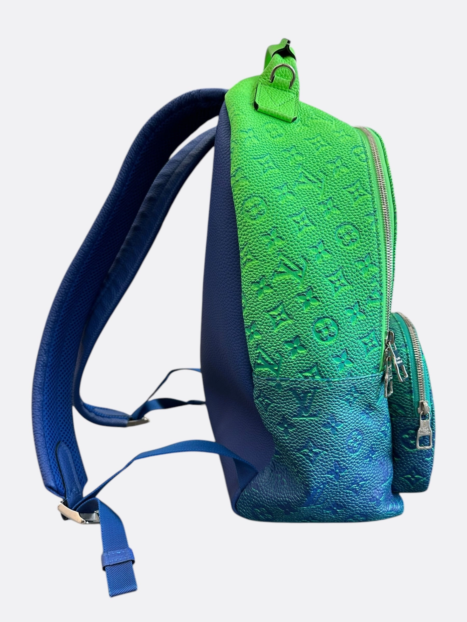 Louis Vuitton Green Taurillon Illusion Monogram Backpack