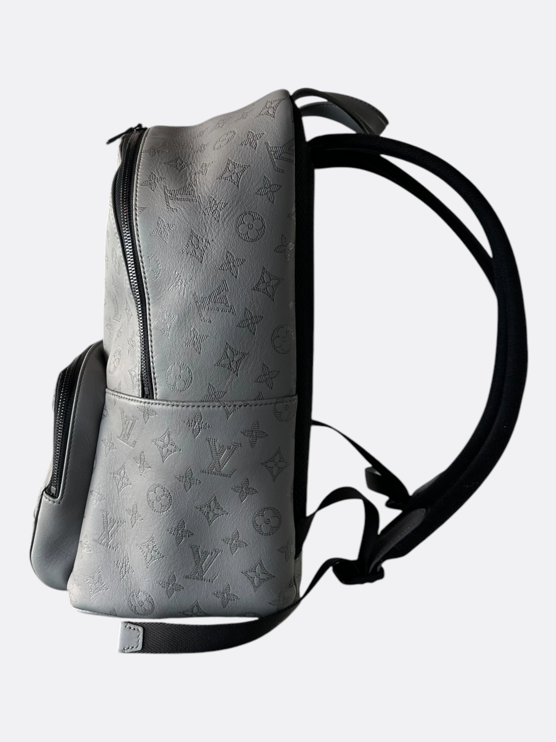 Louis Vuitton Grey Shadow Monogram Racer Backpack