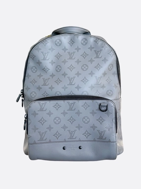 Louis Vuitton Grey Shadow Monogram Racer Backpack
