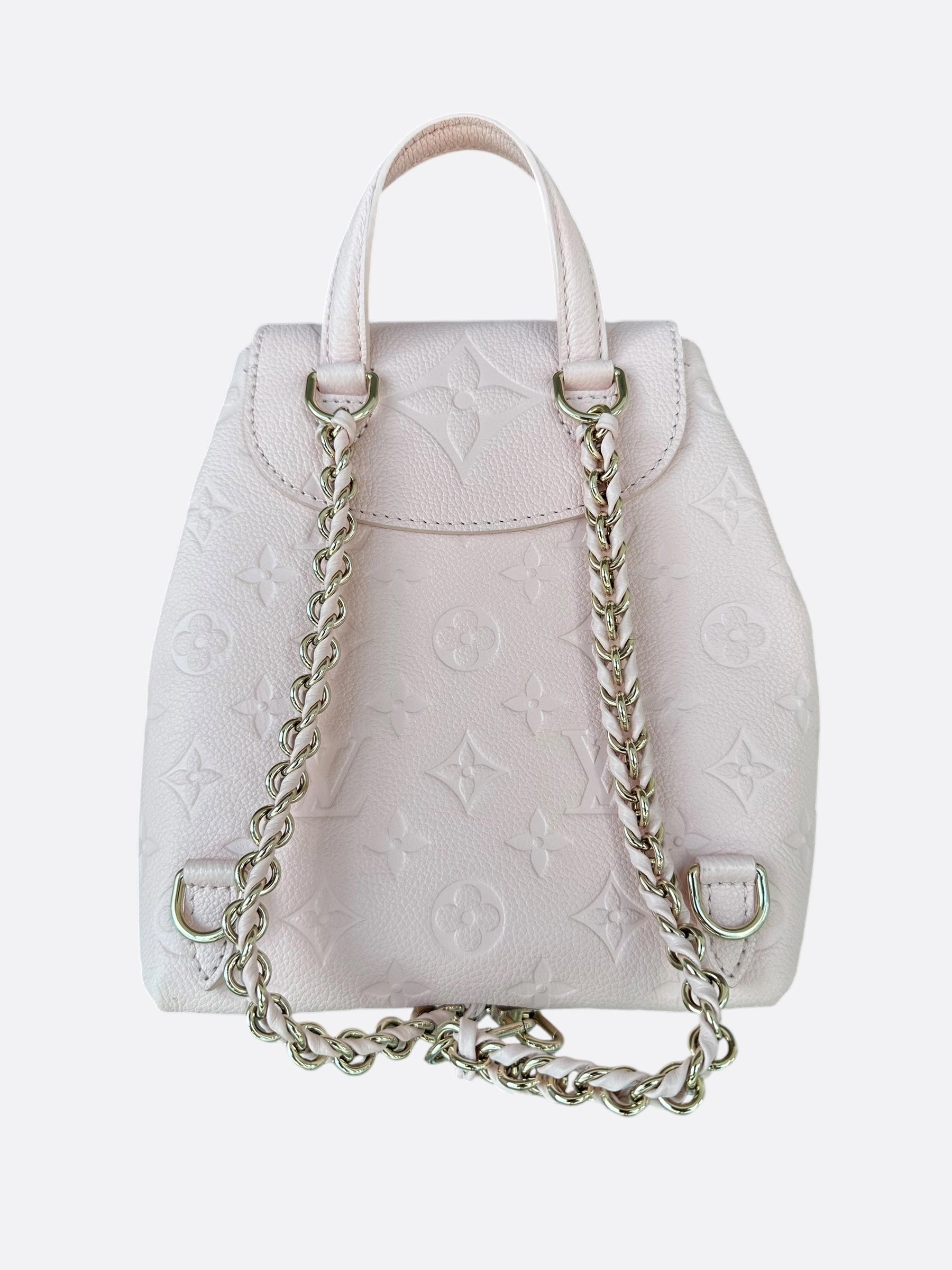 Louis Vuitton Pink Opale Empreinte Monogram Backup Backpack