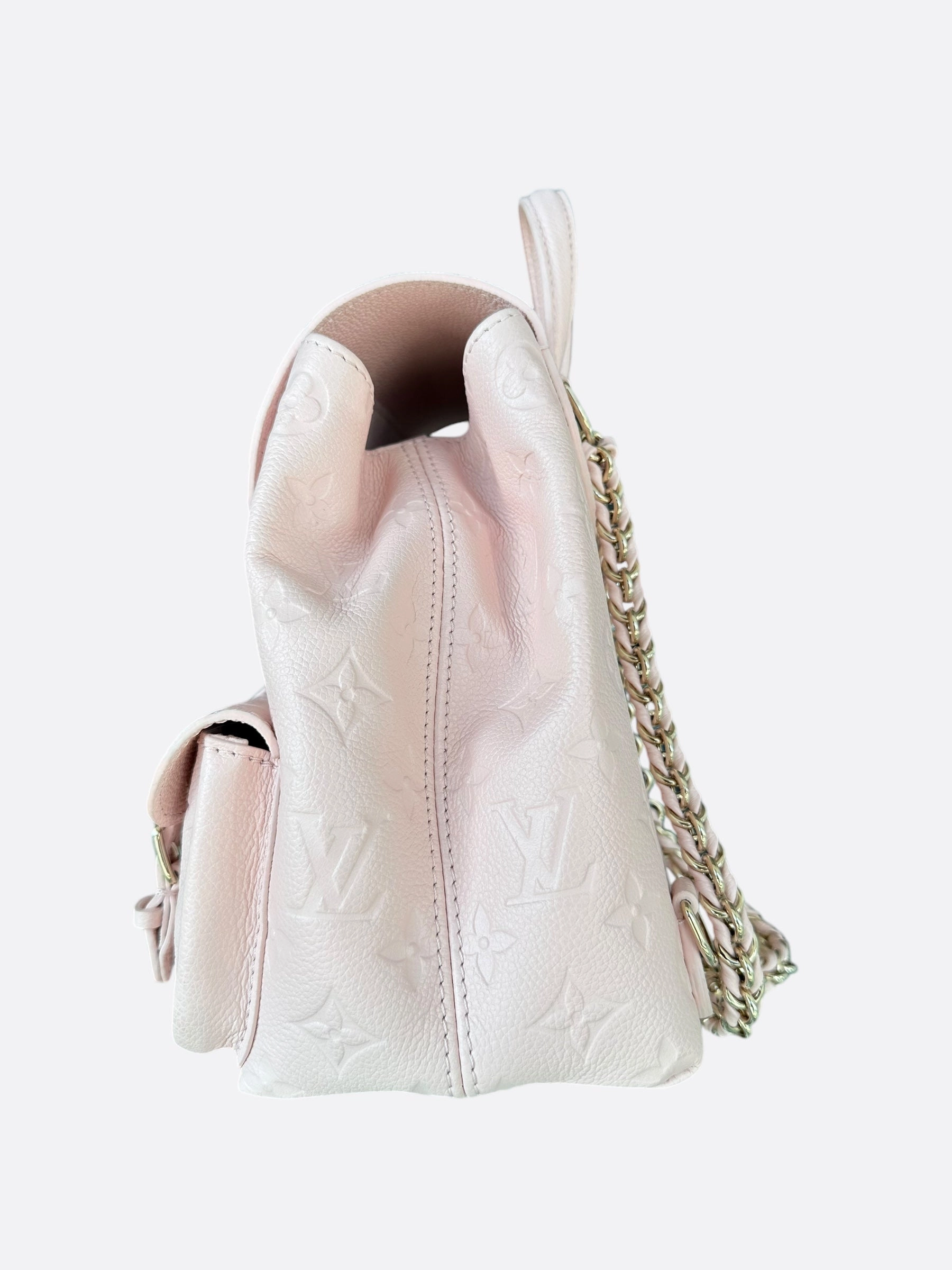 Louis Vuitton Pink Opale Empreinte Monogram Backup Backpack