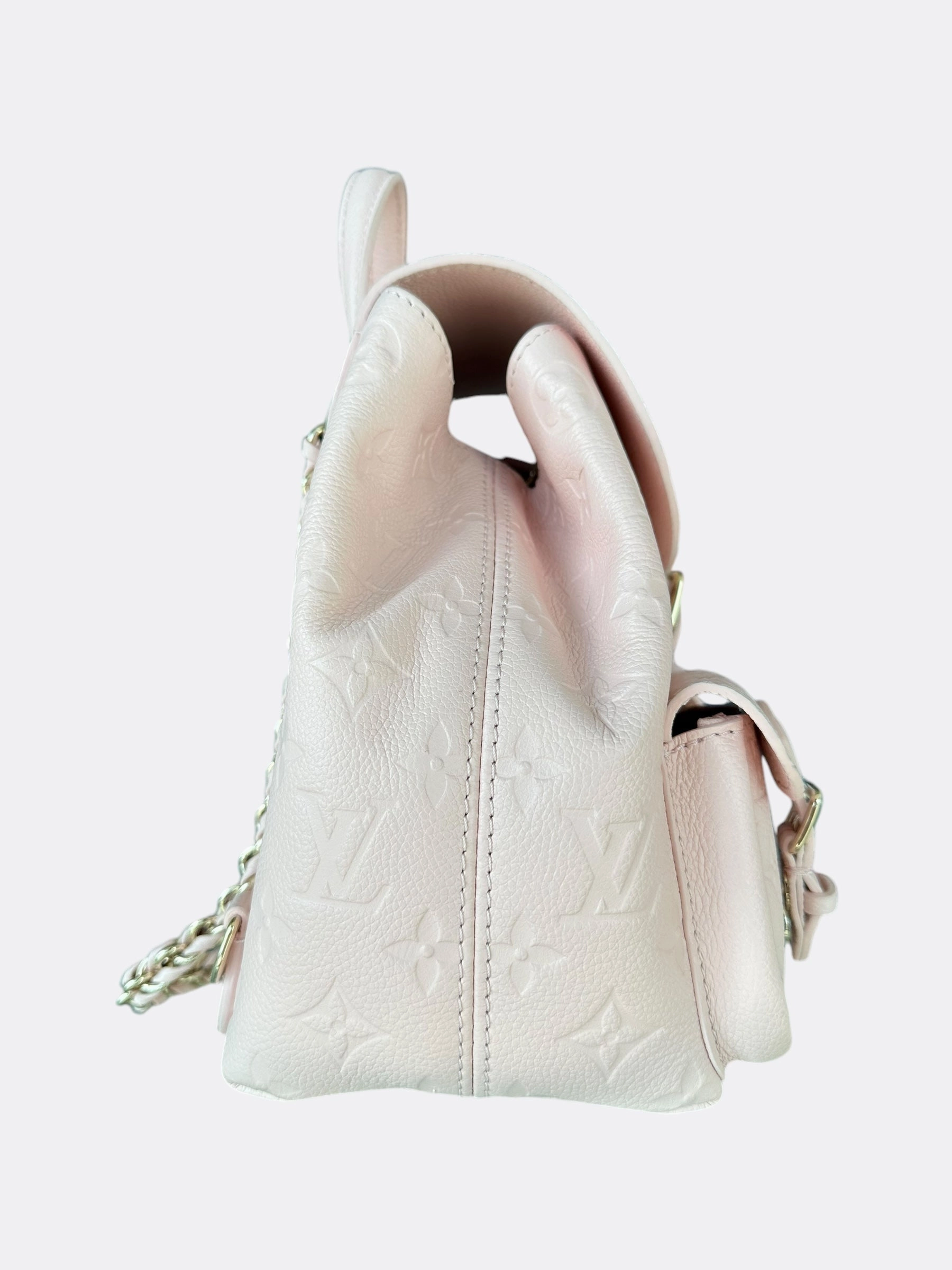 Louis Vuitton Pink Opale Empreinte Monogram Backup Backpack