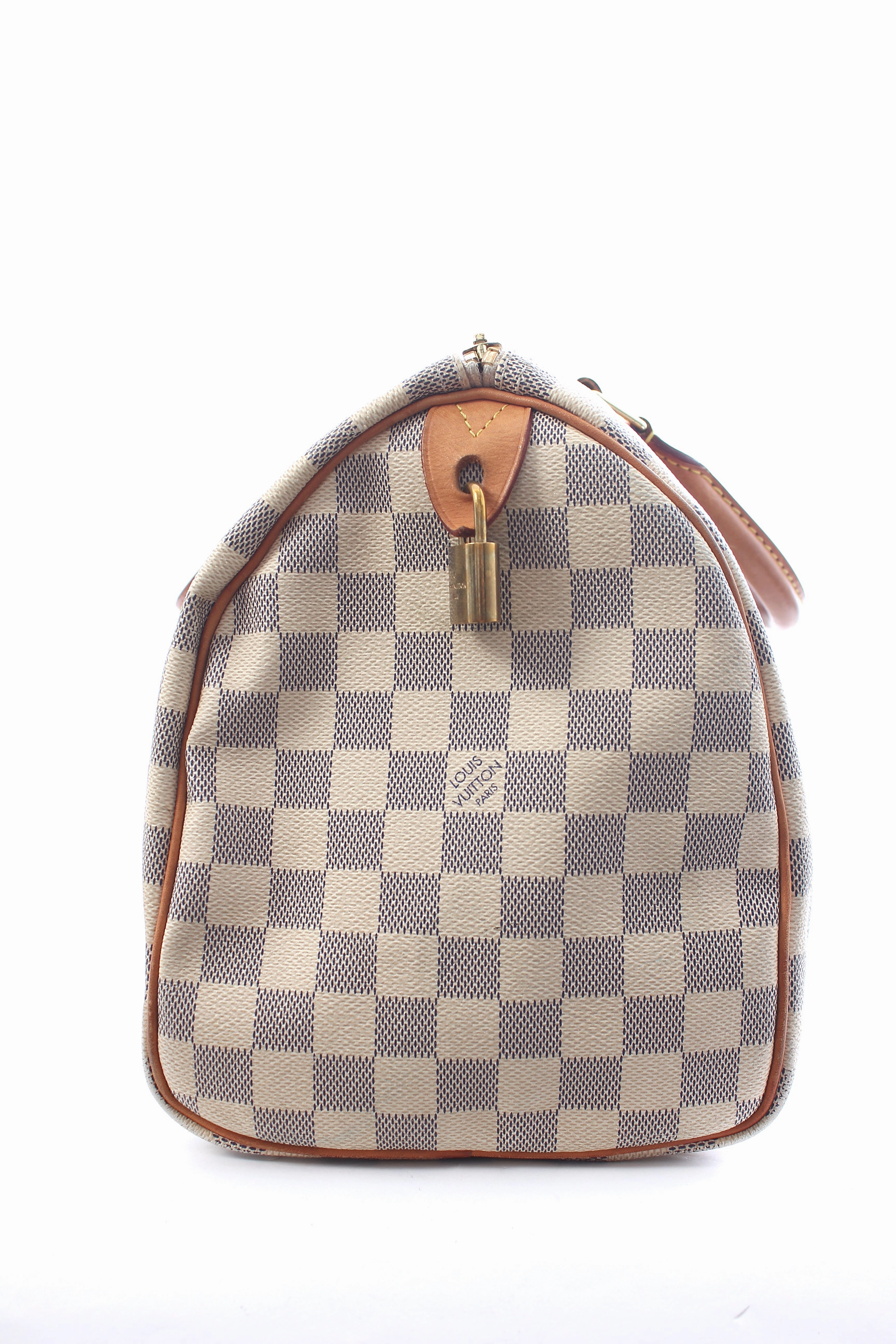 Louis Vuitton Speedy 30 Damier Azur Coated Canvas Handbag