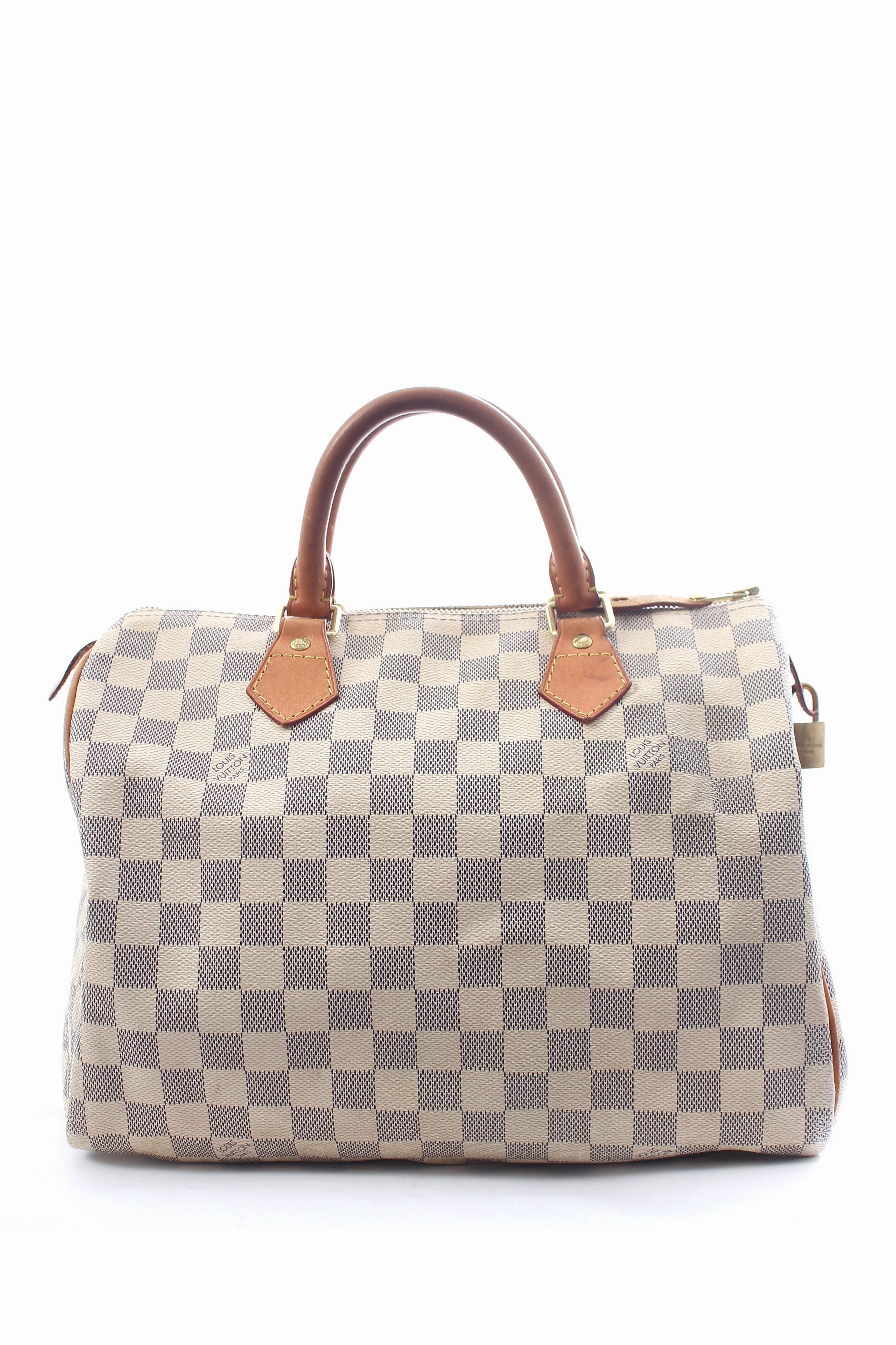 Louis Vuitton Speedy 30 Damier Azur Coated Canvas Handbag