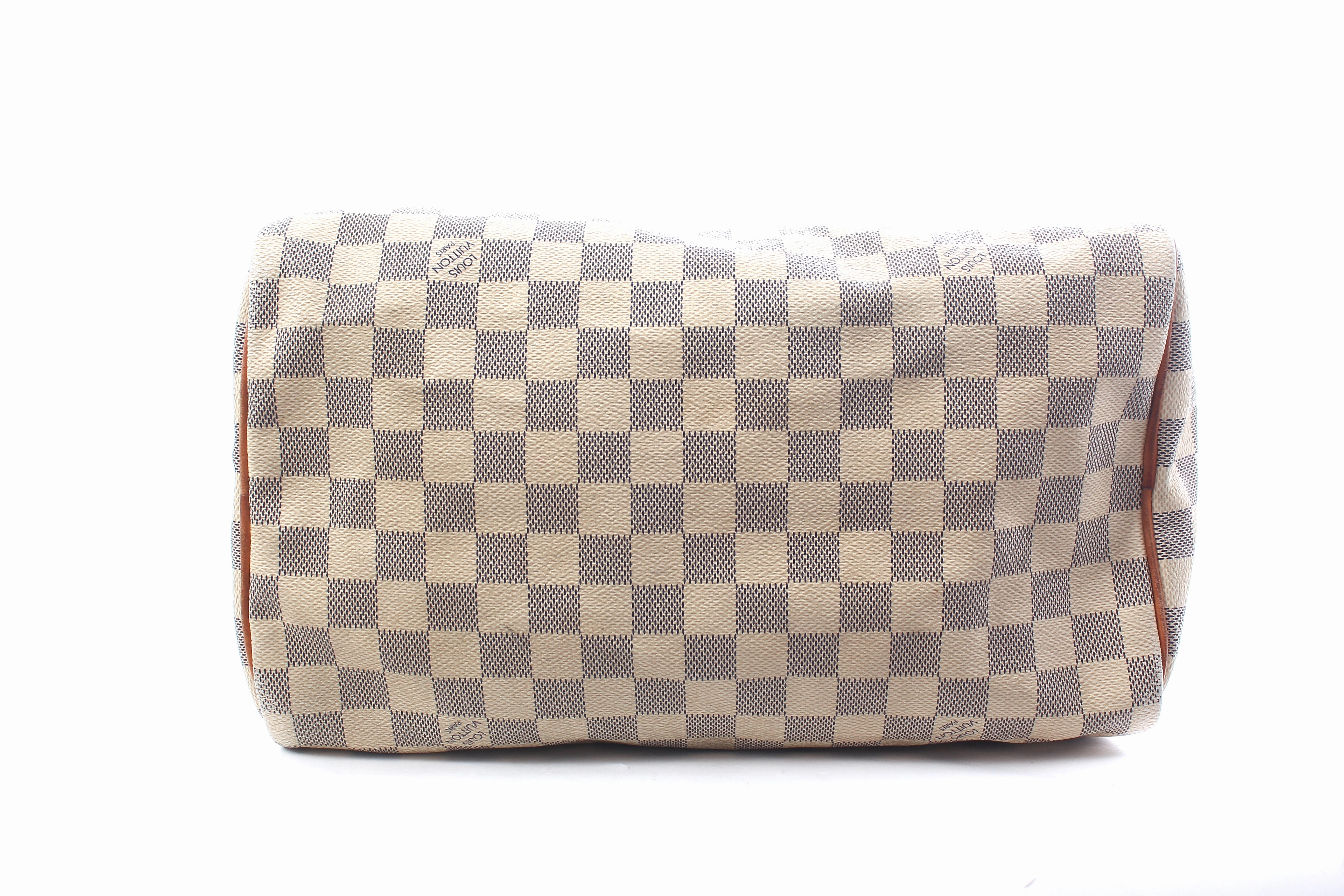 Louis Vuitton Speedy 30 Damier Azur Coated Canvas Handbag