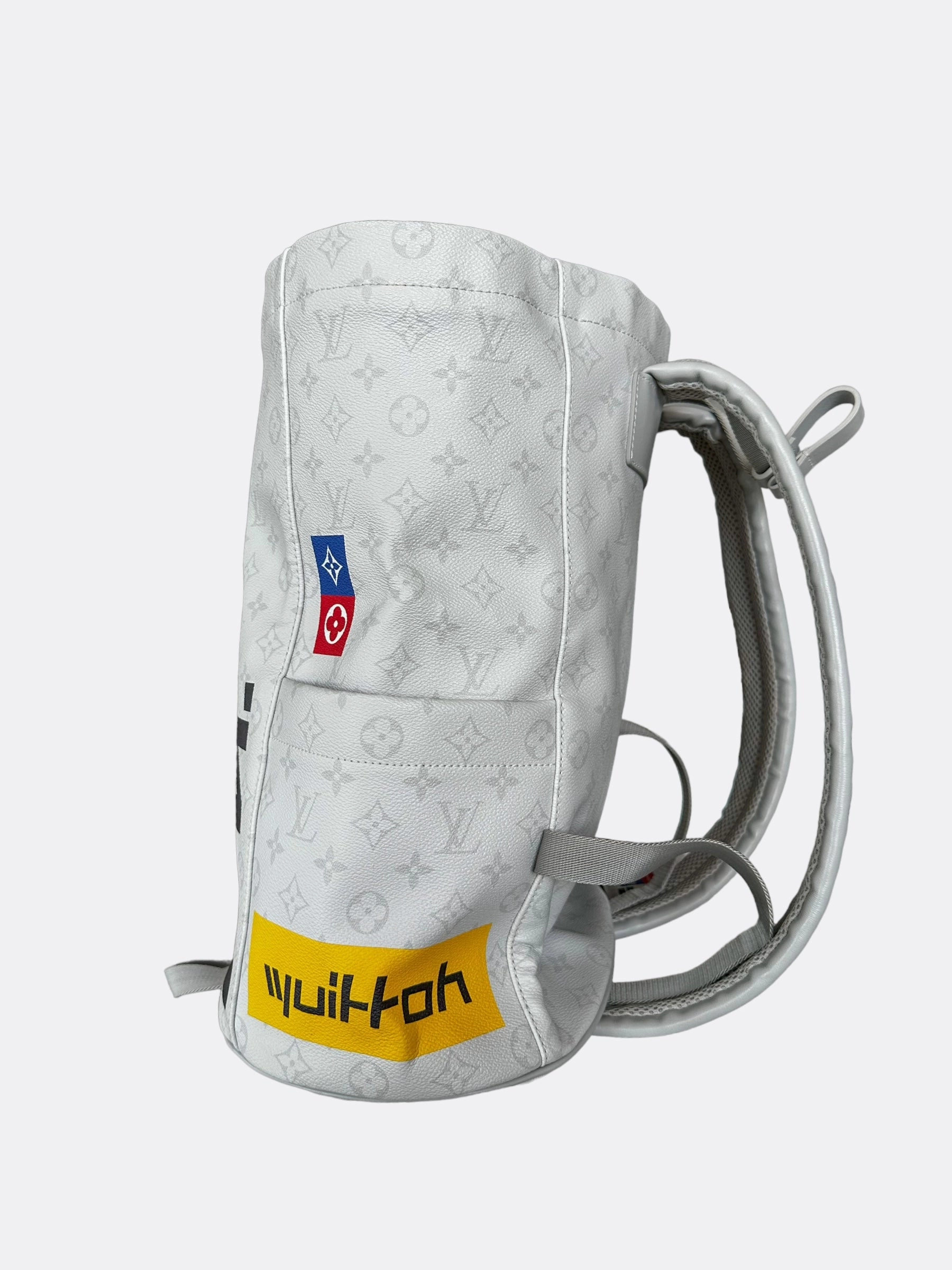 Louis Vuitton White Monogram Story Chalk Backpack