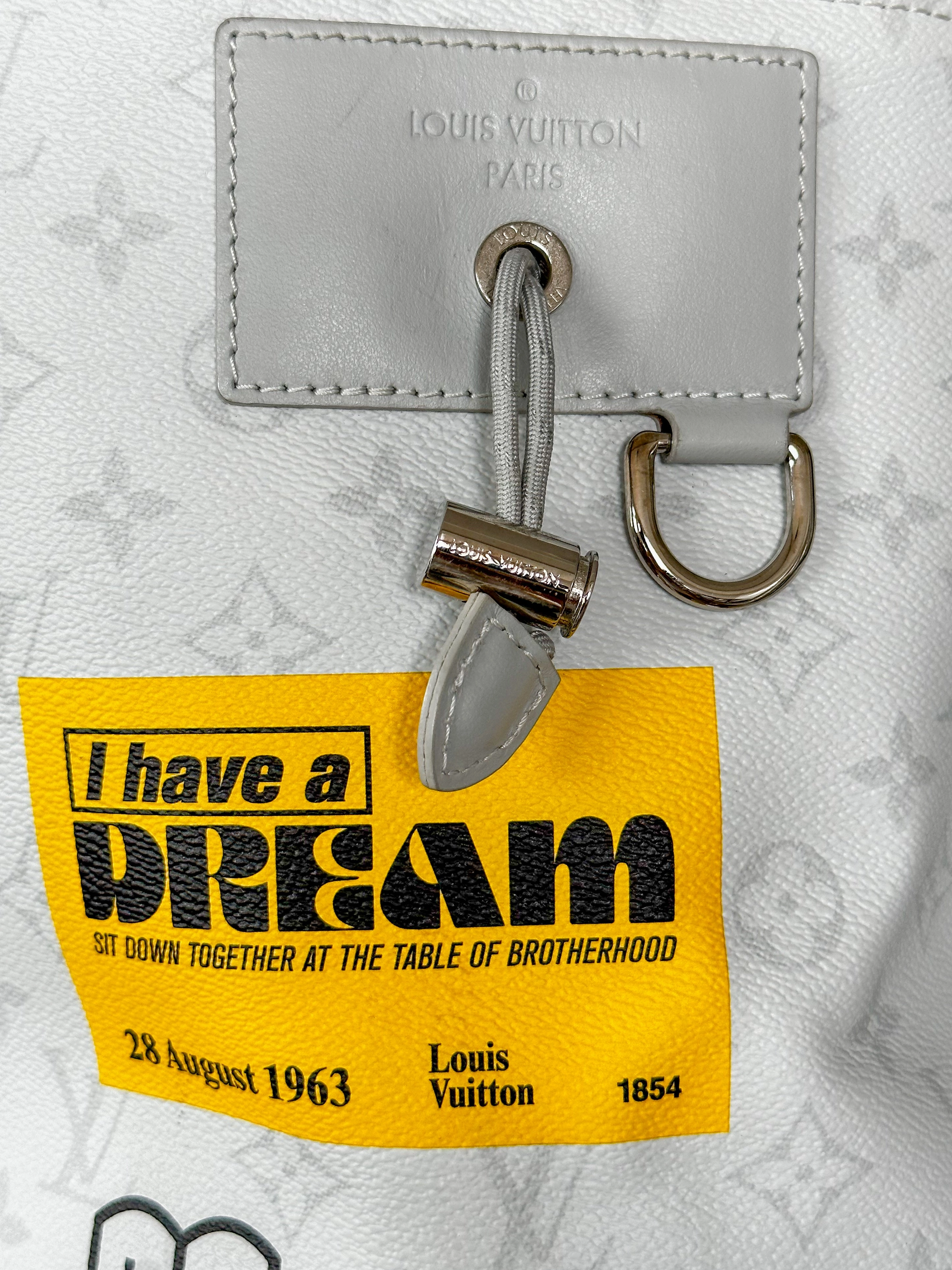 Louis Vuitton White Monogram Story Chalk Backpack