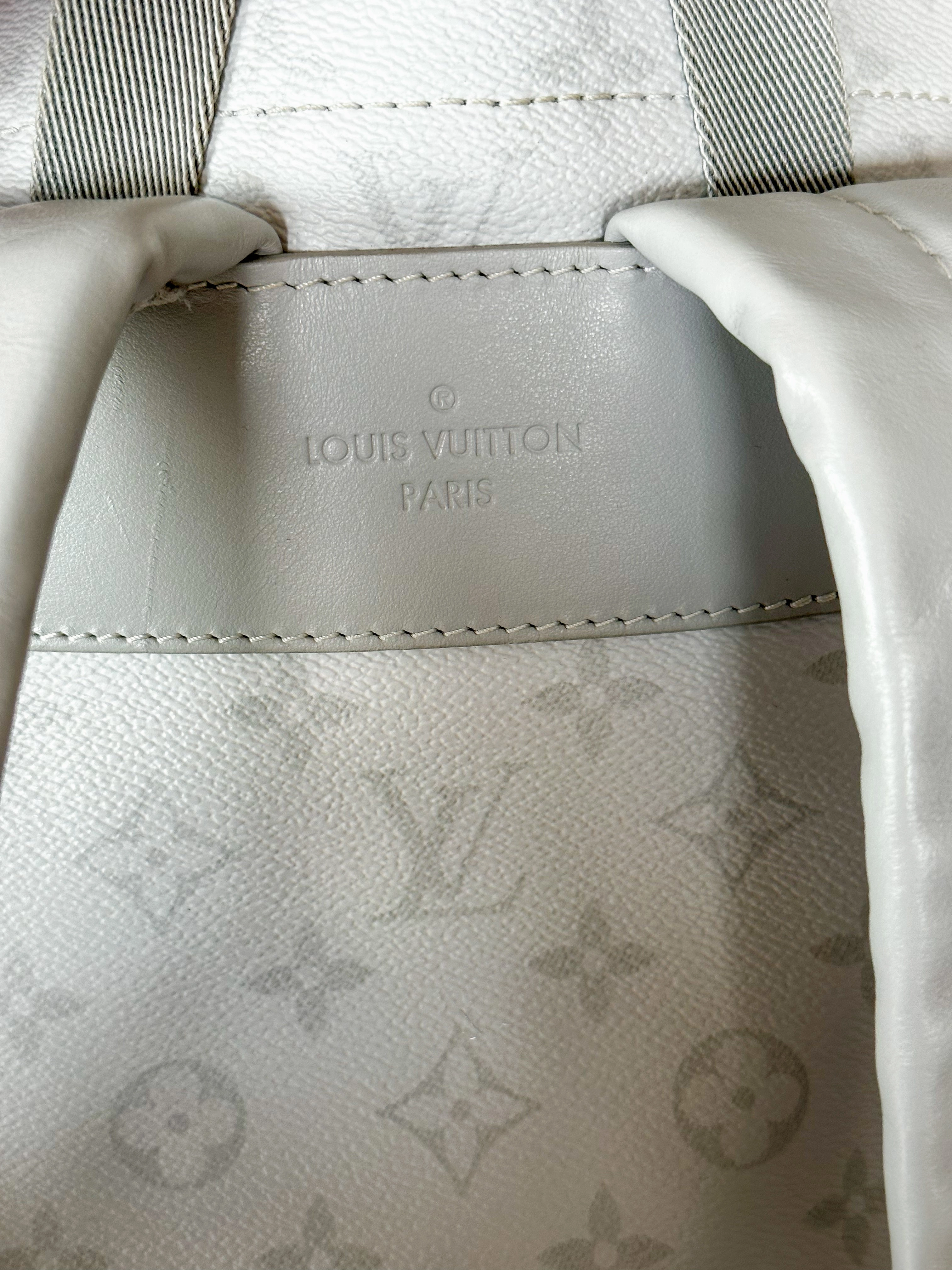 Louis Vuitton White Monogram Story Chalk Backpack