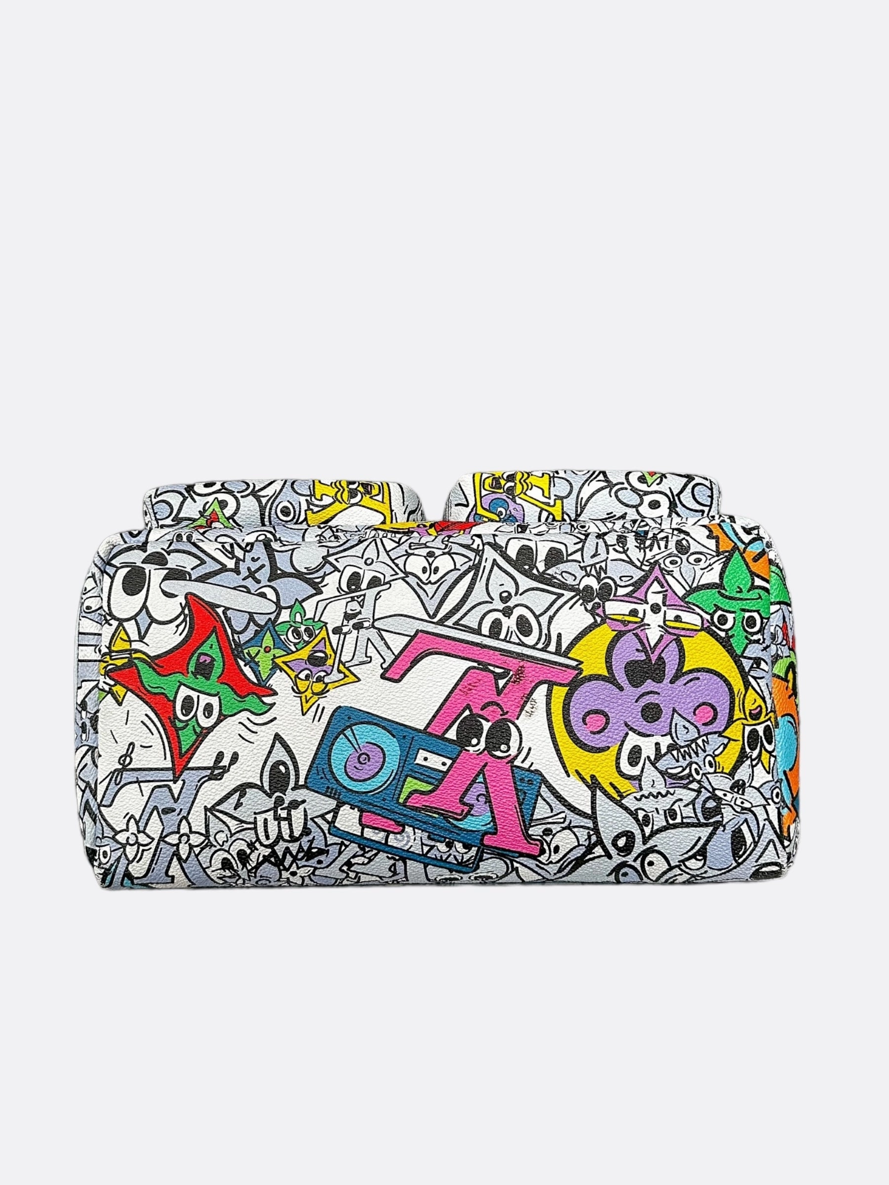 Louis Vuitton White Multicolor Comic Backpack