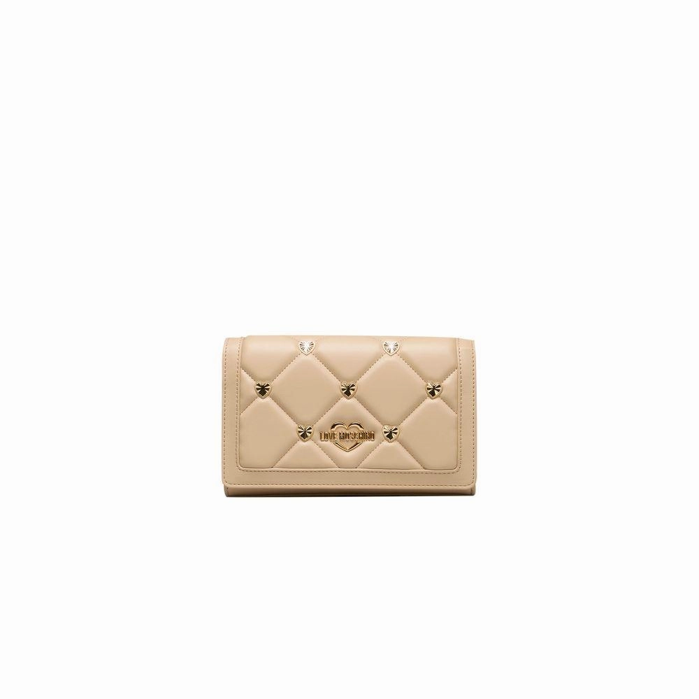 Love Moschino Beige Polyethylene Women Crossbody